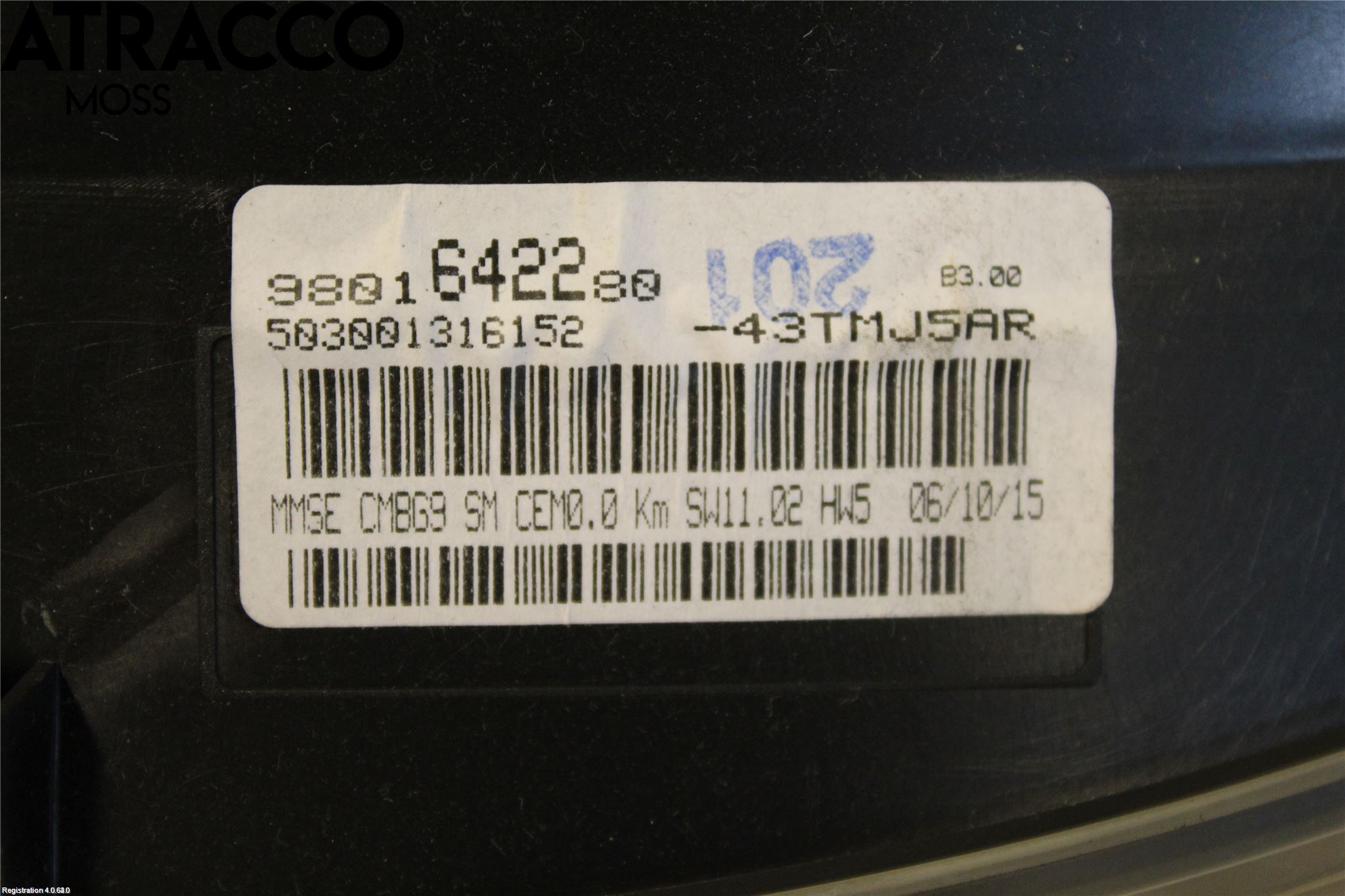 Peugeot PARTNER 16-18 Instrument Komb