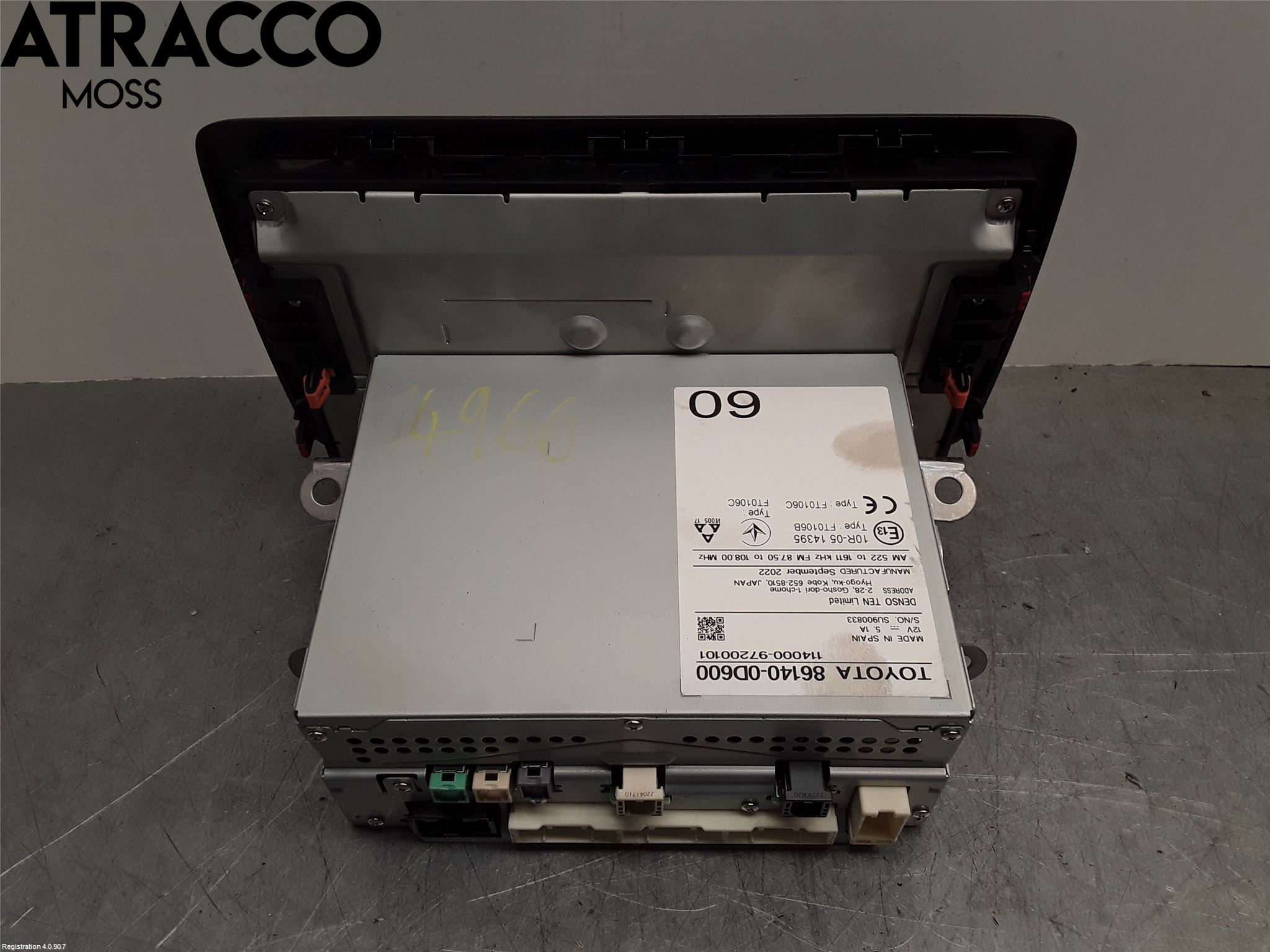 Toyota YARIS CROSS XP21 21- Multifunktionsdisplay