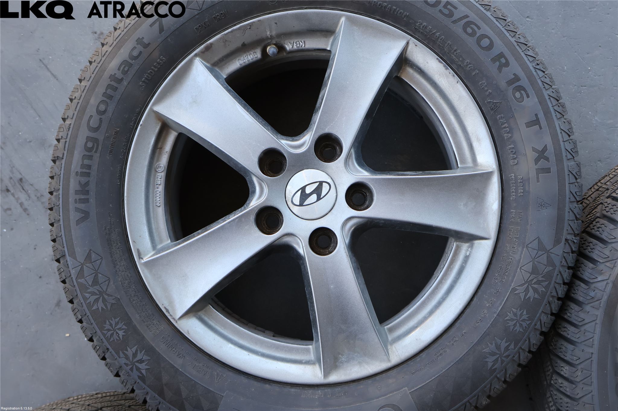 Hyundai IONIQ AE 17-22 Vinterdäck Alumfälg 4St