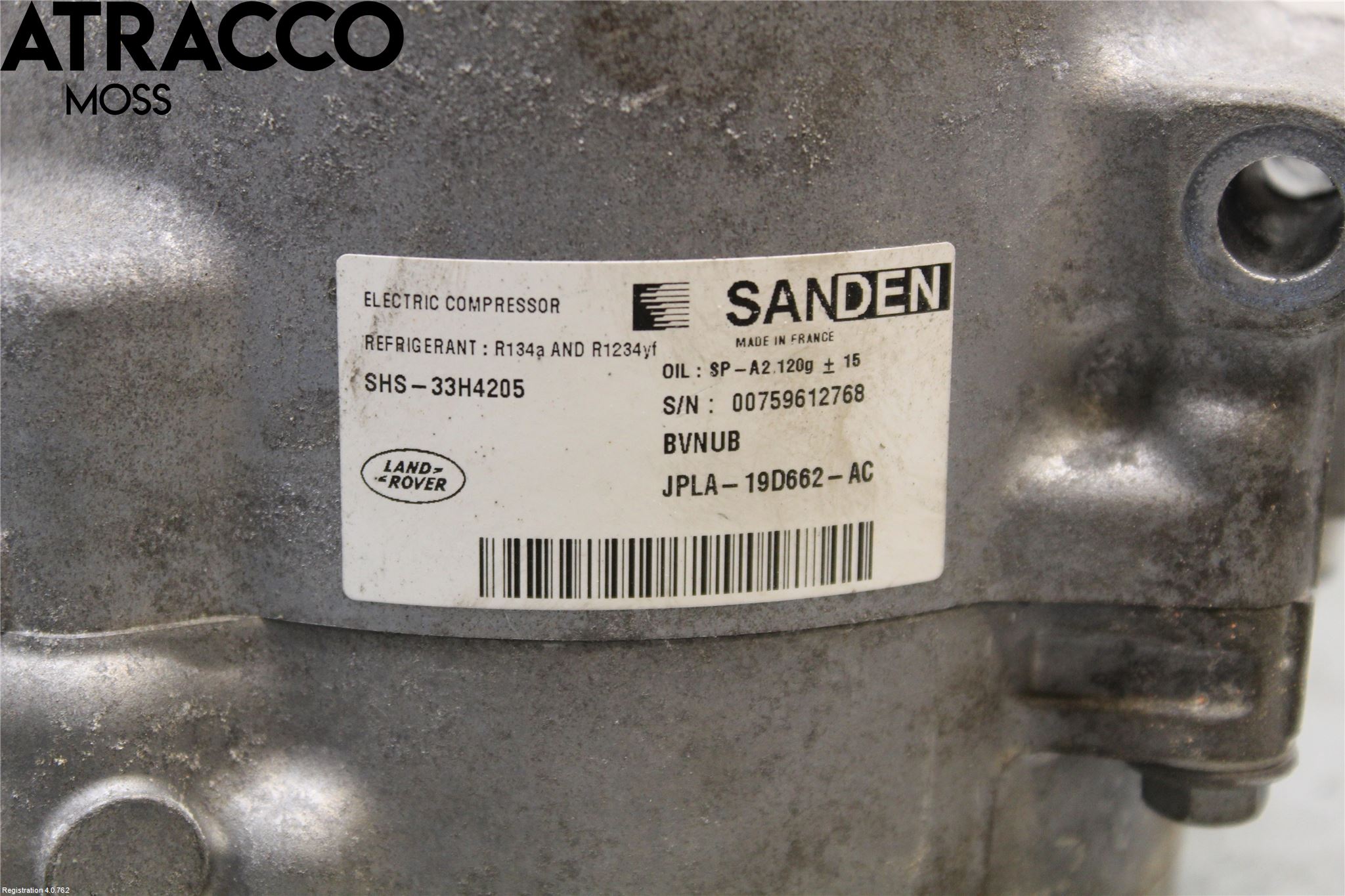Landrover RANGE ROVER SPORT (L494) 14-22 Ac Kompressor