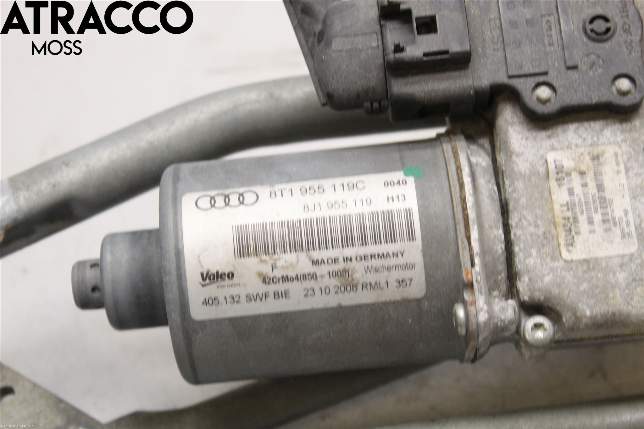 Audi A5 07-16 Torkarmotor Vindruta