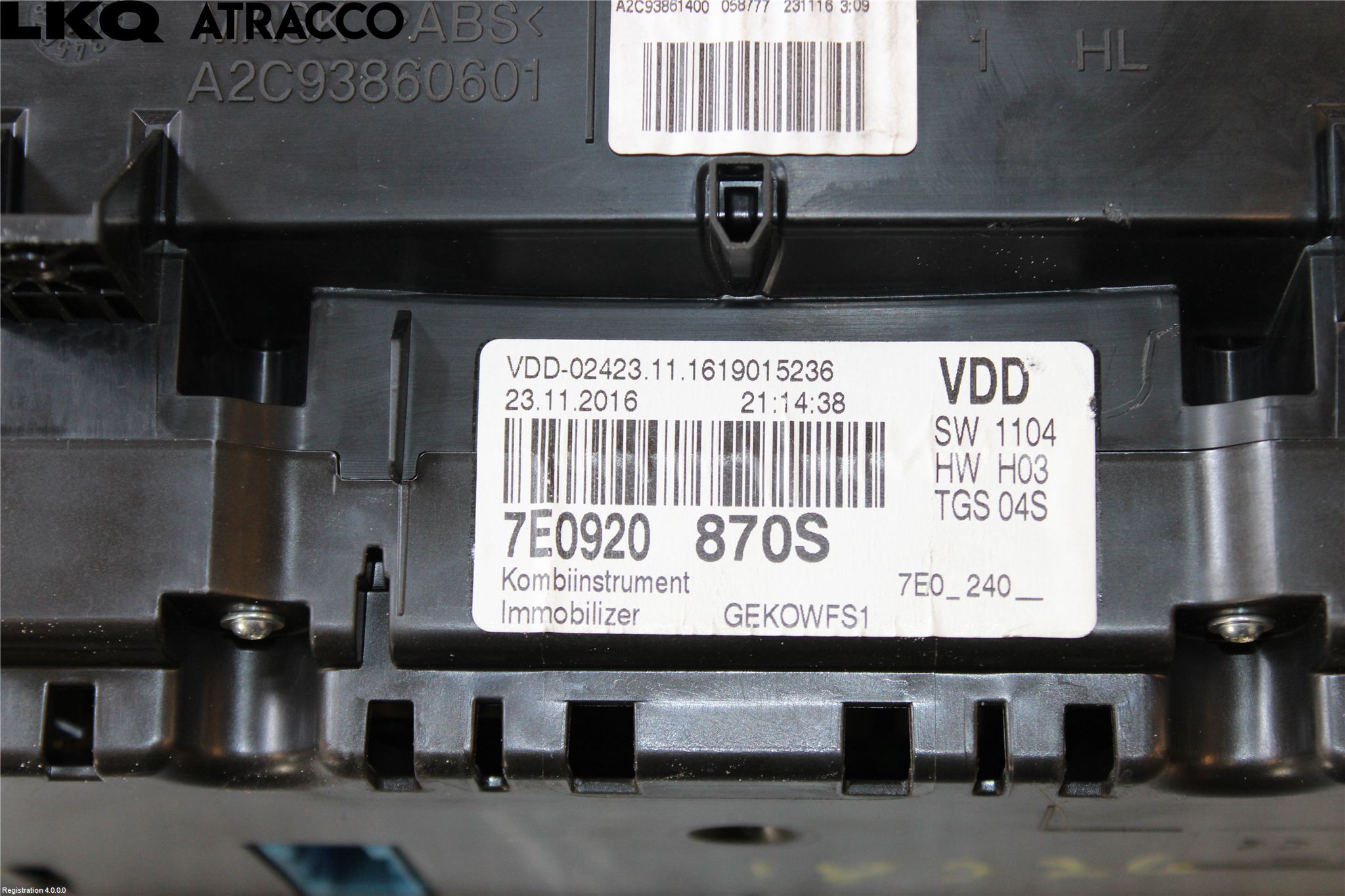 Volkswagen VW TRANSP/CARAVELLE (T6) 16-22 Instrument Hast