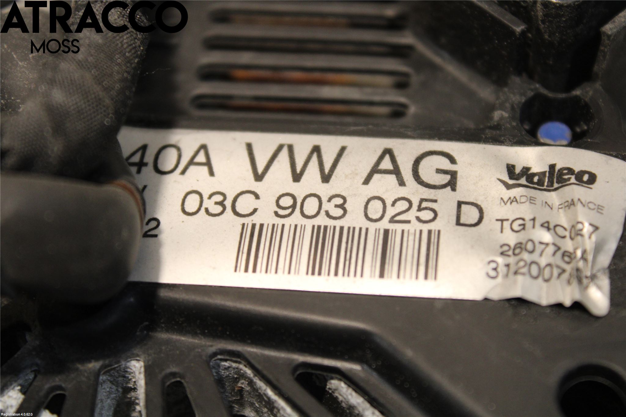 Volkswagen VW GOLF VI 09-13 Generator