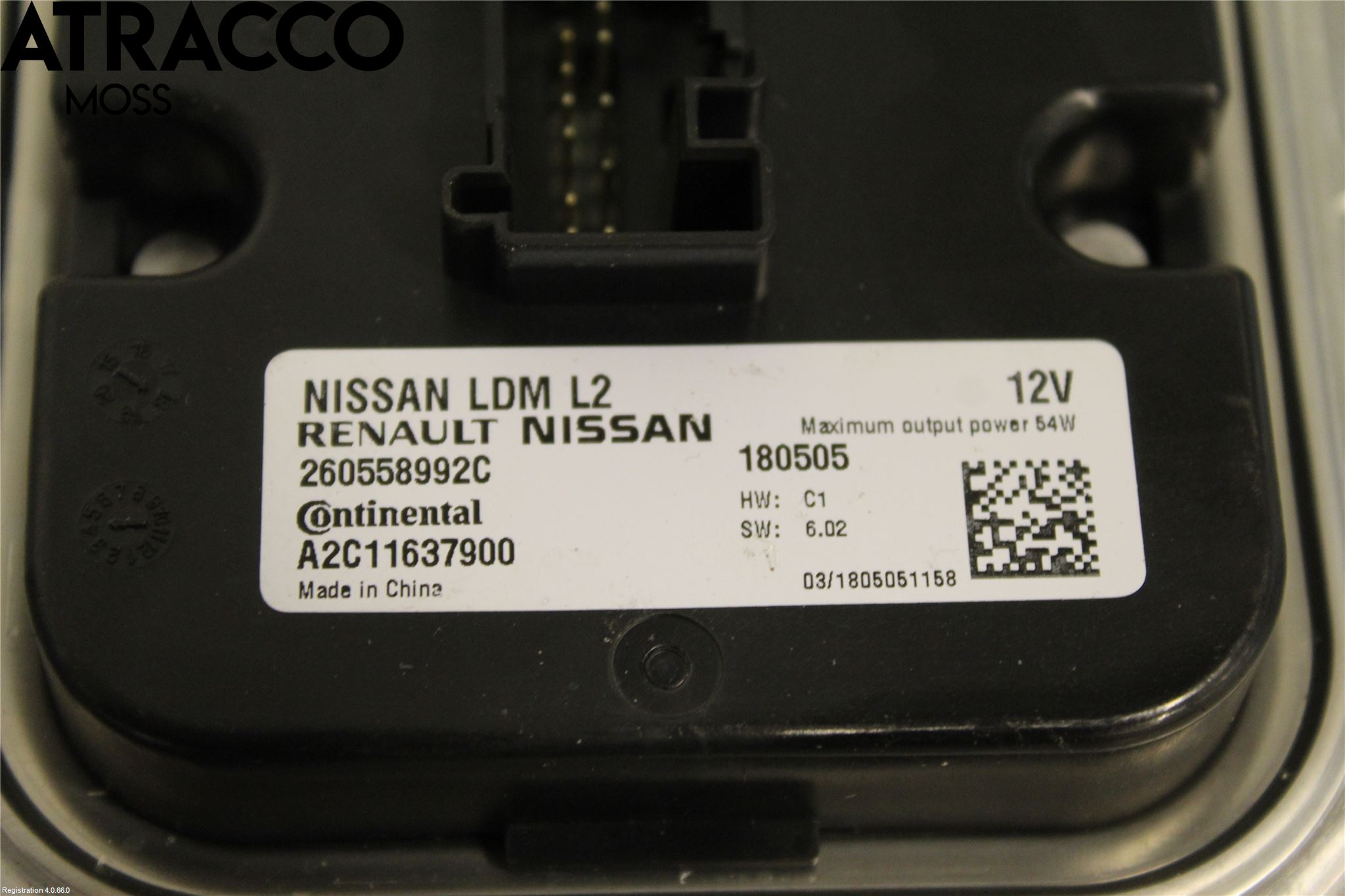 Nissan LEAF 18- Styrenhet Strålkastare