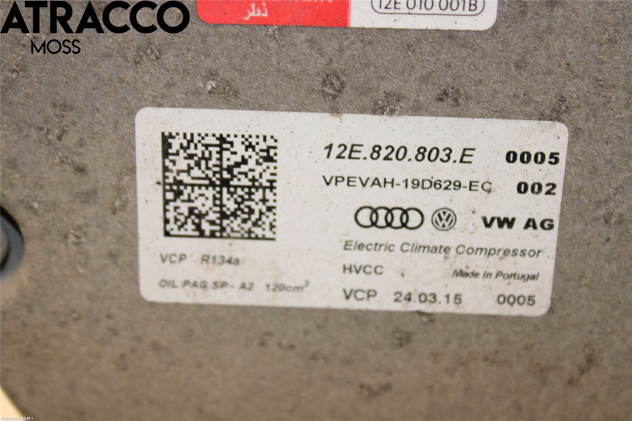 Volkswagen VW GOLF / E-GOLF VII 13-20 Ac Kompressor