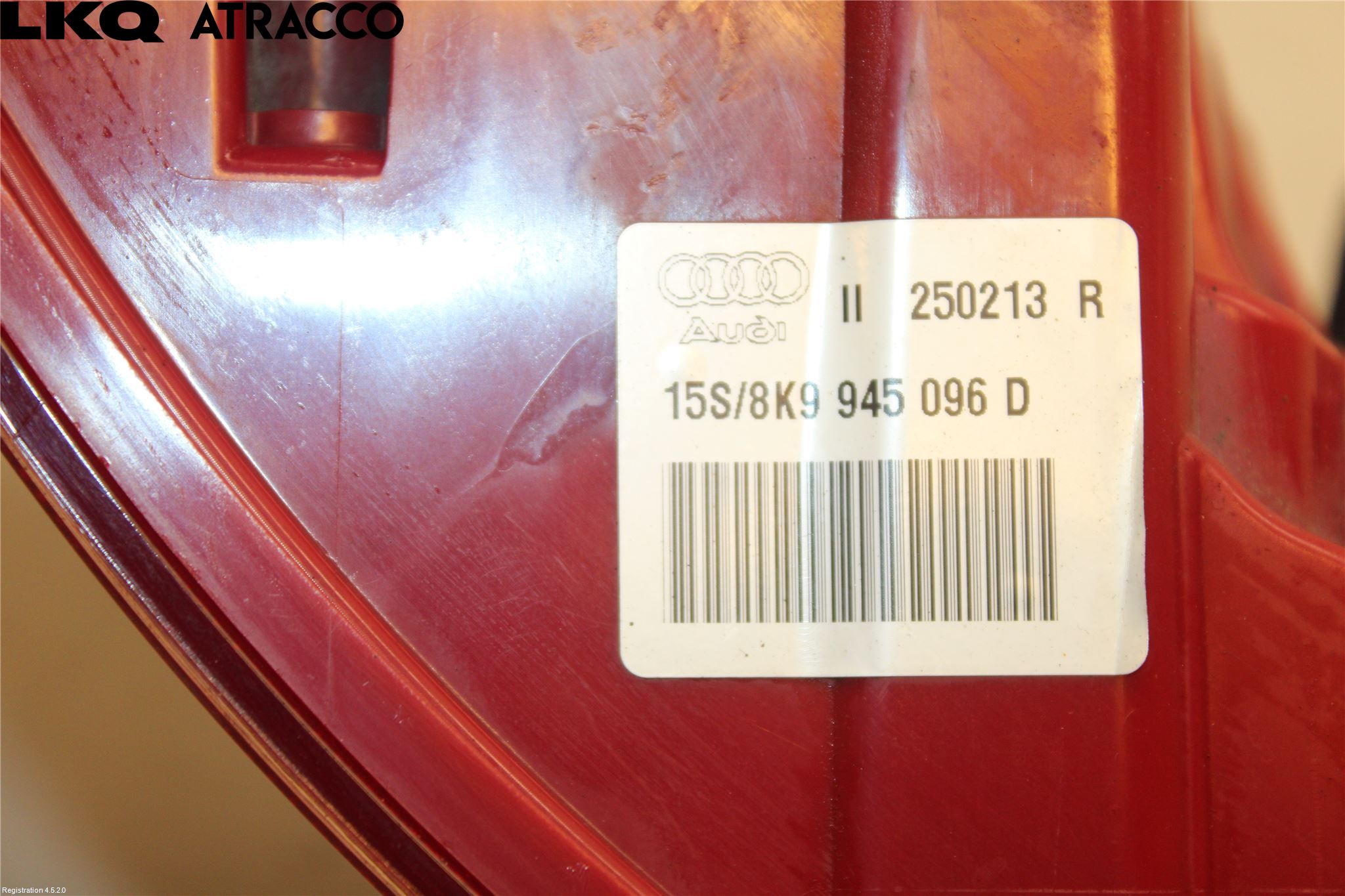 Audi A4/S4 08-11 Bakljus Höger