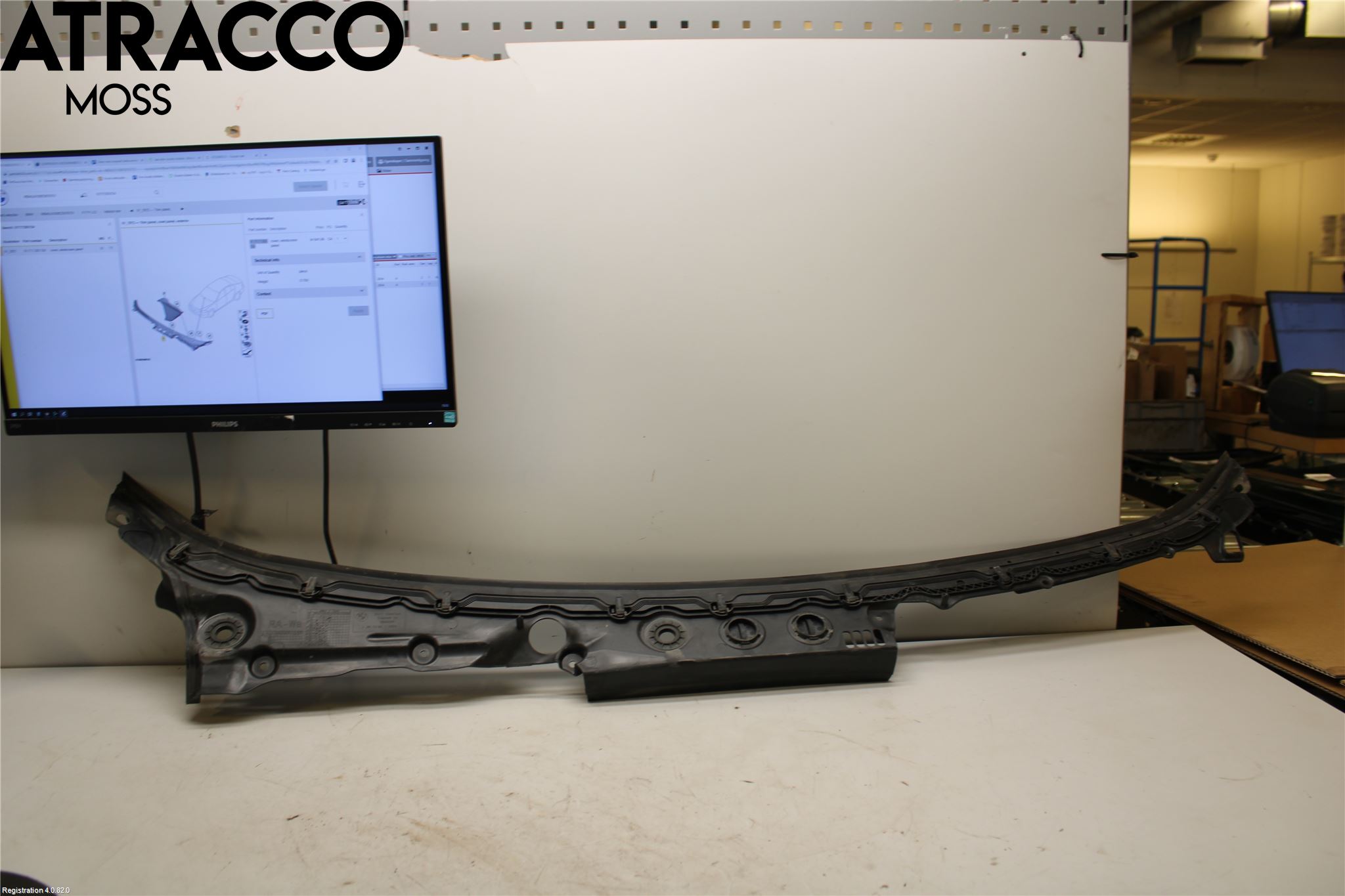BMW 5 F10/F11/F18 09-17 Torpedplåt-Torpedplast