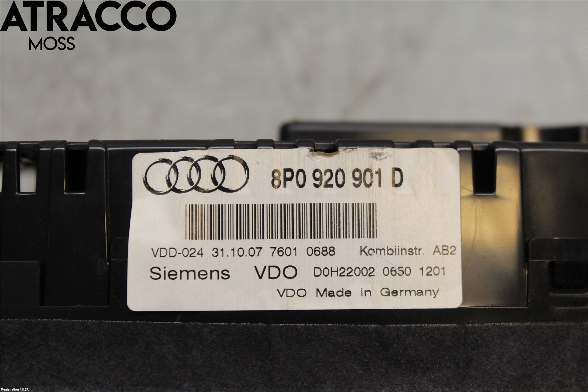 Audi A3/S3 05-13 Instrument Komb
