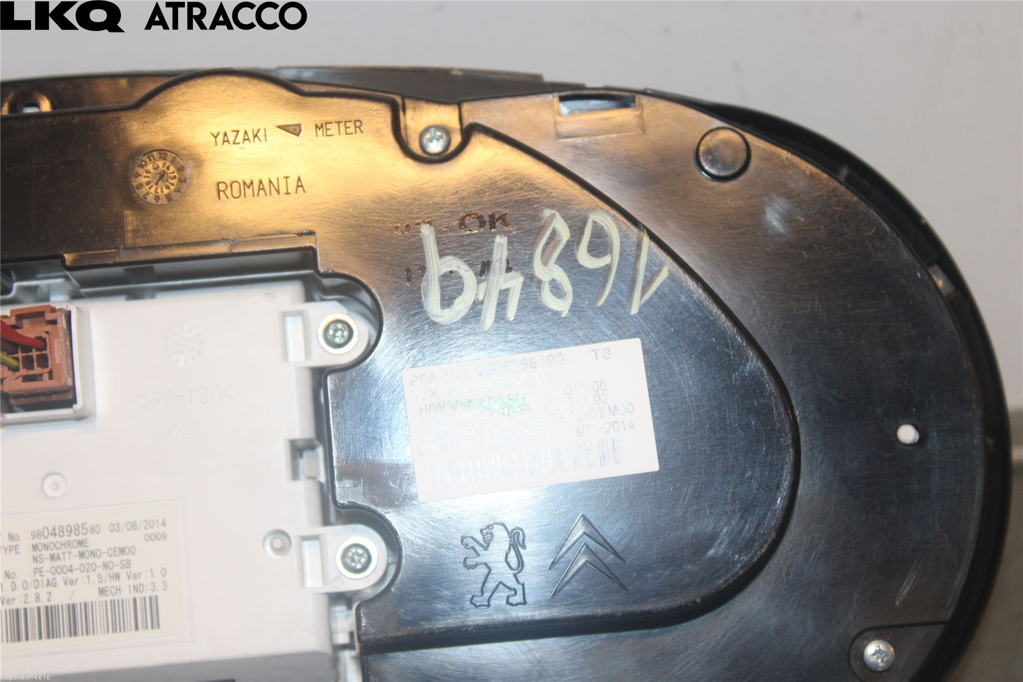 Peugeot 3008 09-16 Instrument Komb