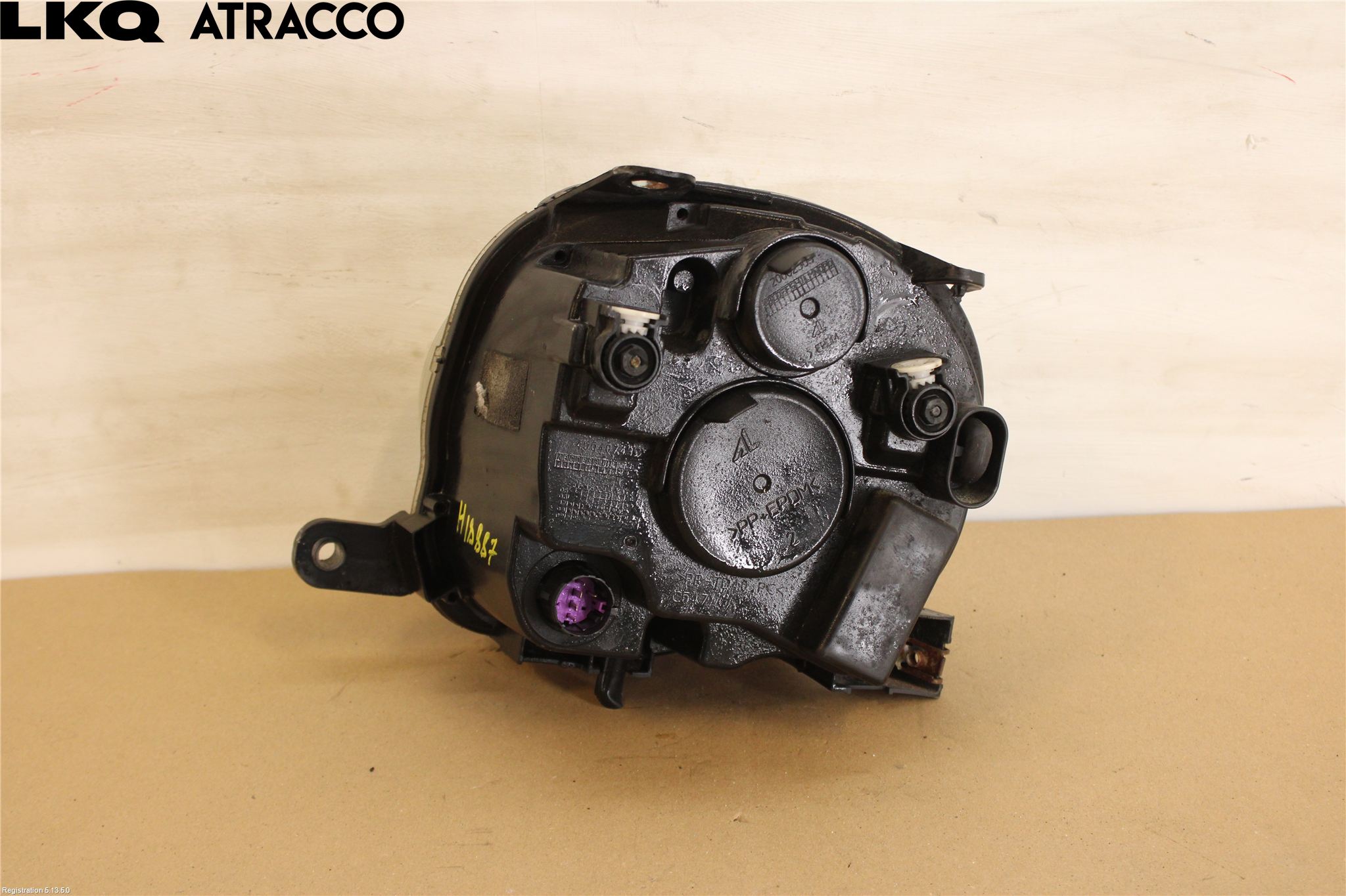 Fiat 500 07- Strålkastare Höger