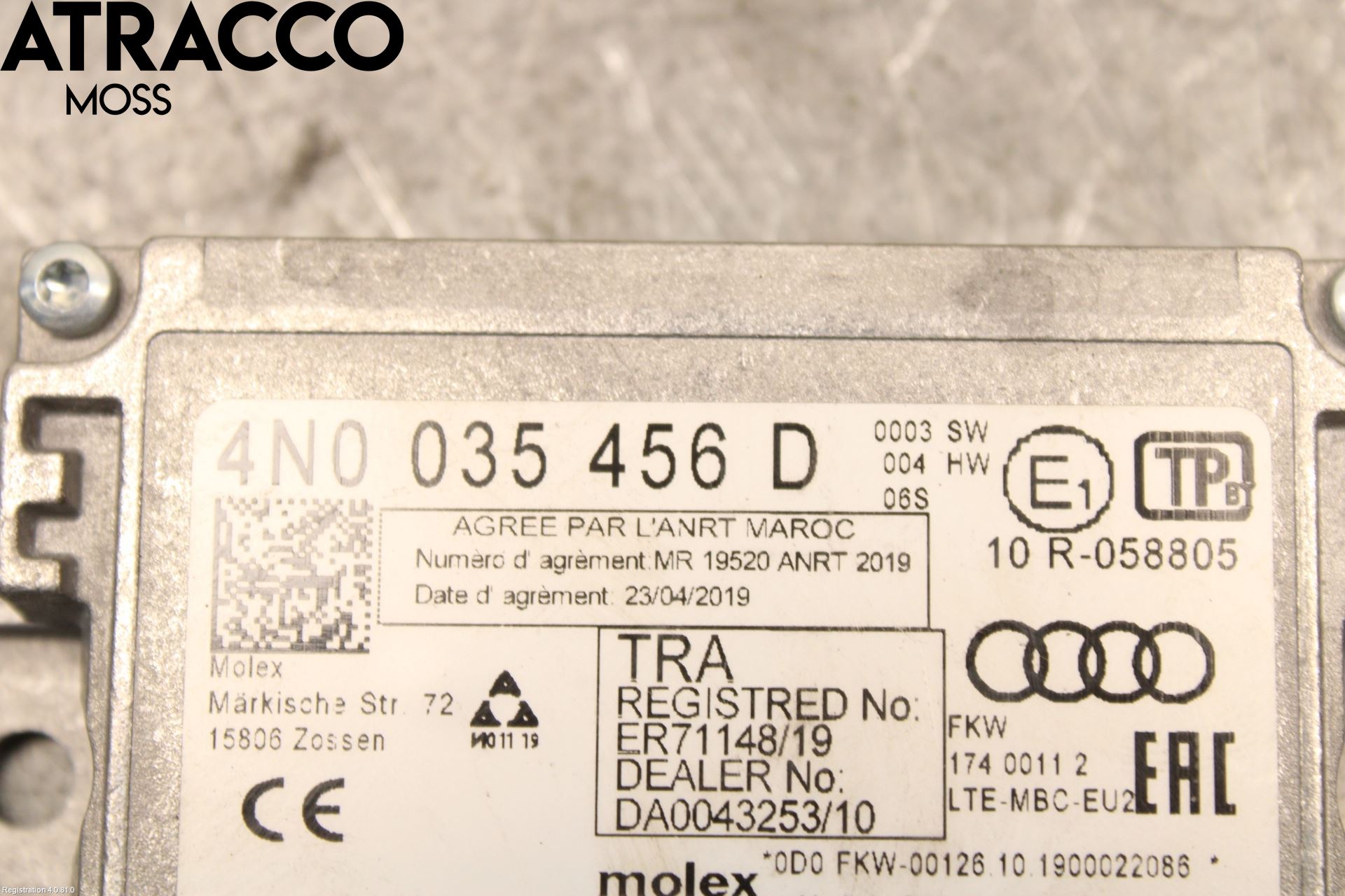 Porsche TAYCAN 20- Antennförstärkare