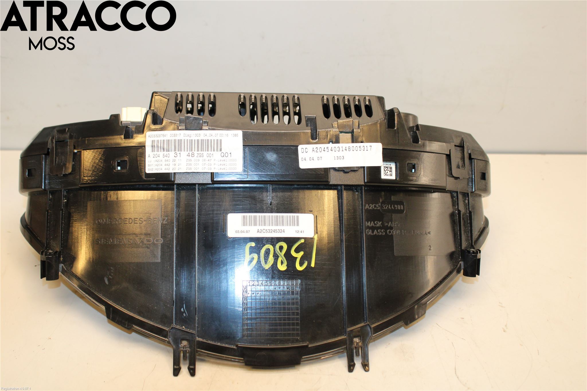 Mercedes-Benz MB C-KLASS (W204) 07-15 Instrument Komb