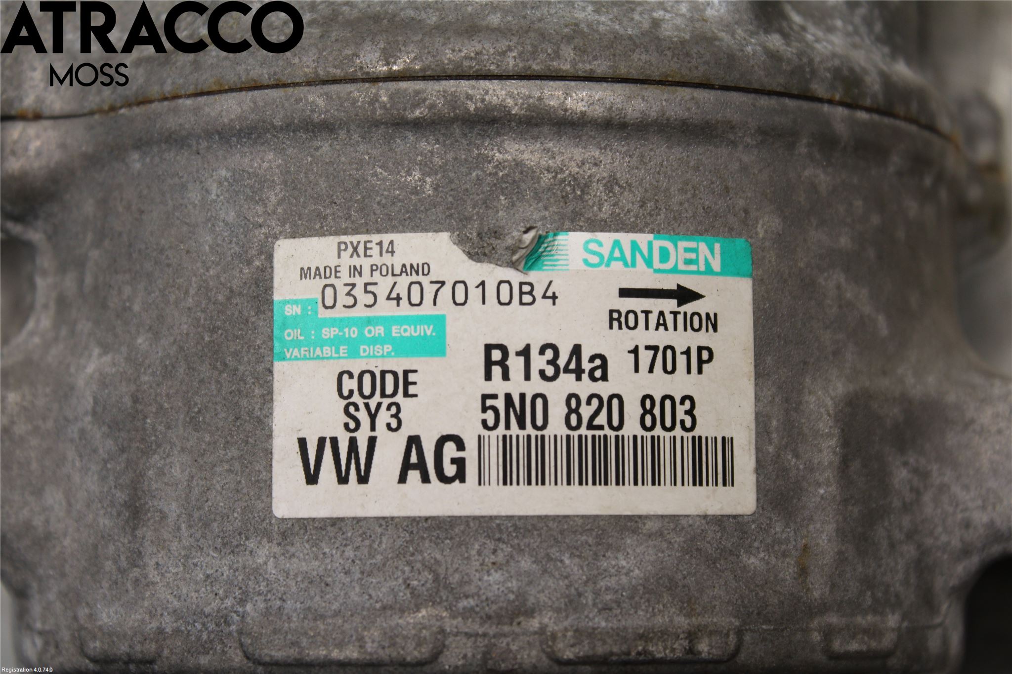 Audi A3/S3 05-13 Ac Kompressor