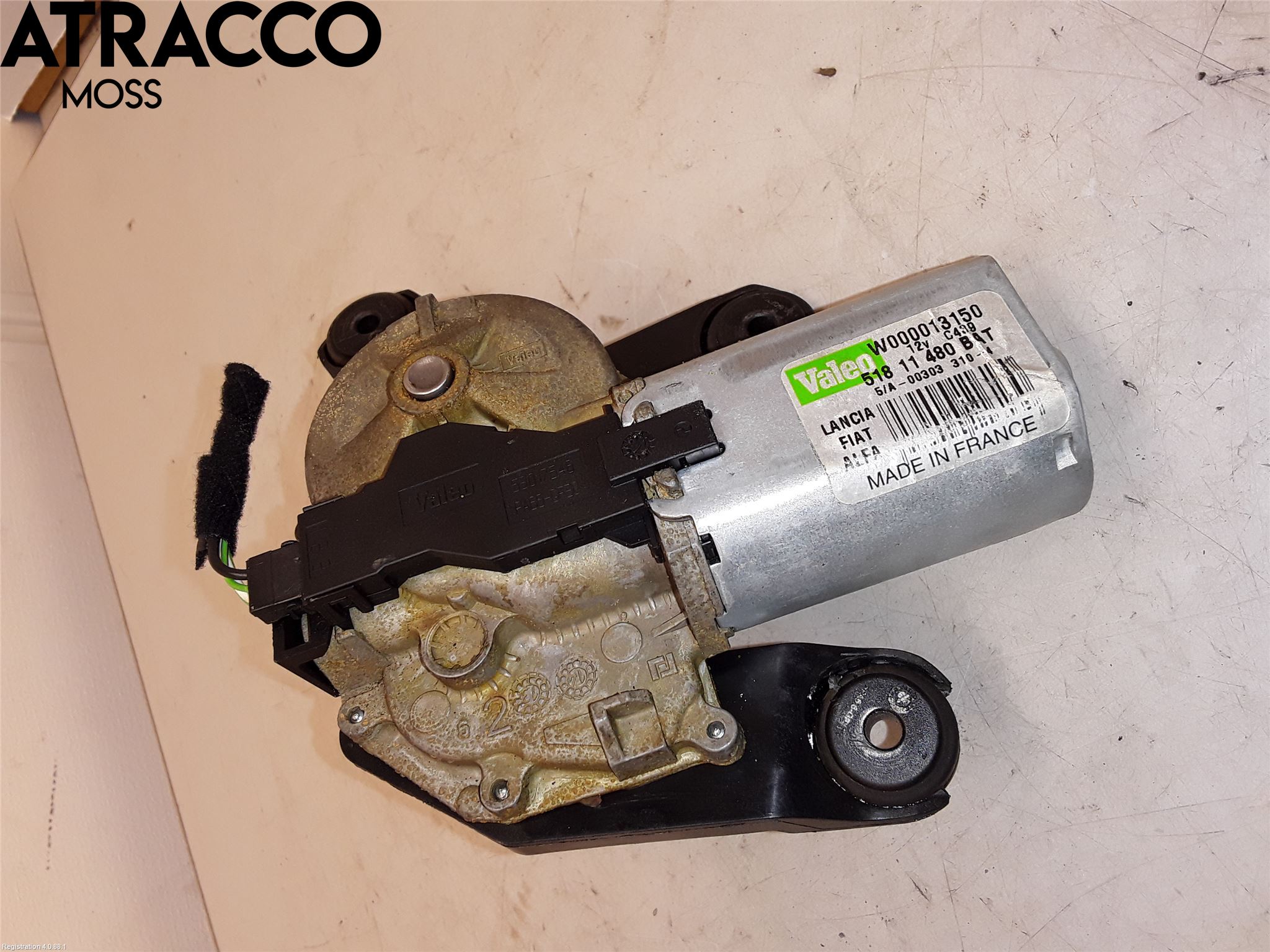 Opel COMBO D 12-18 Torkarmotor Baklucka