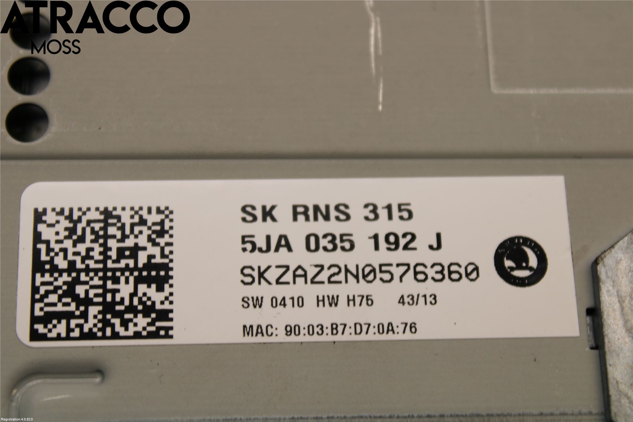 Skoda RAPID Cd Radio - Multimediapanel