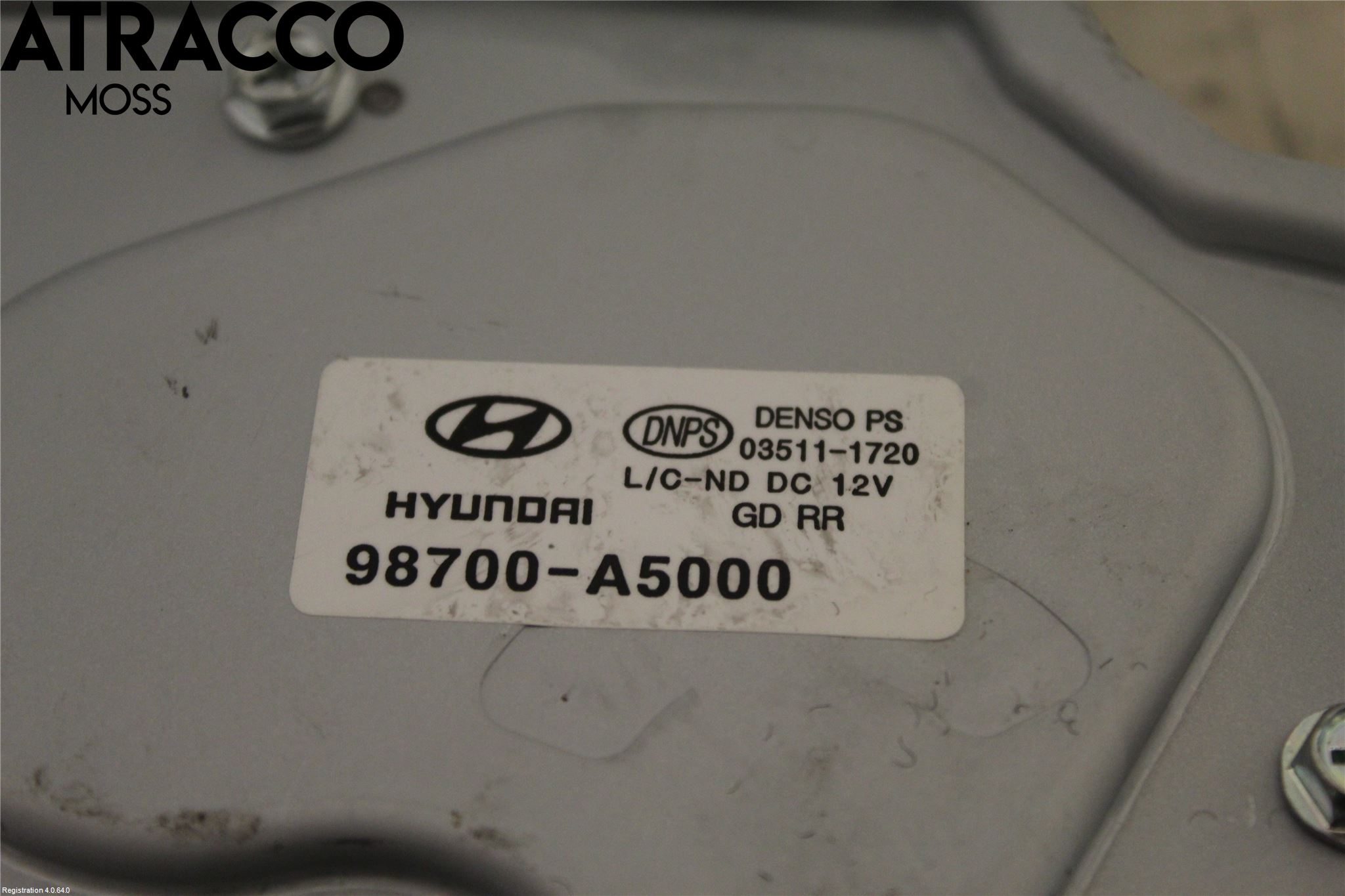 Hyundai i30 GD 13-17 Torkarmotor Baklucka