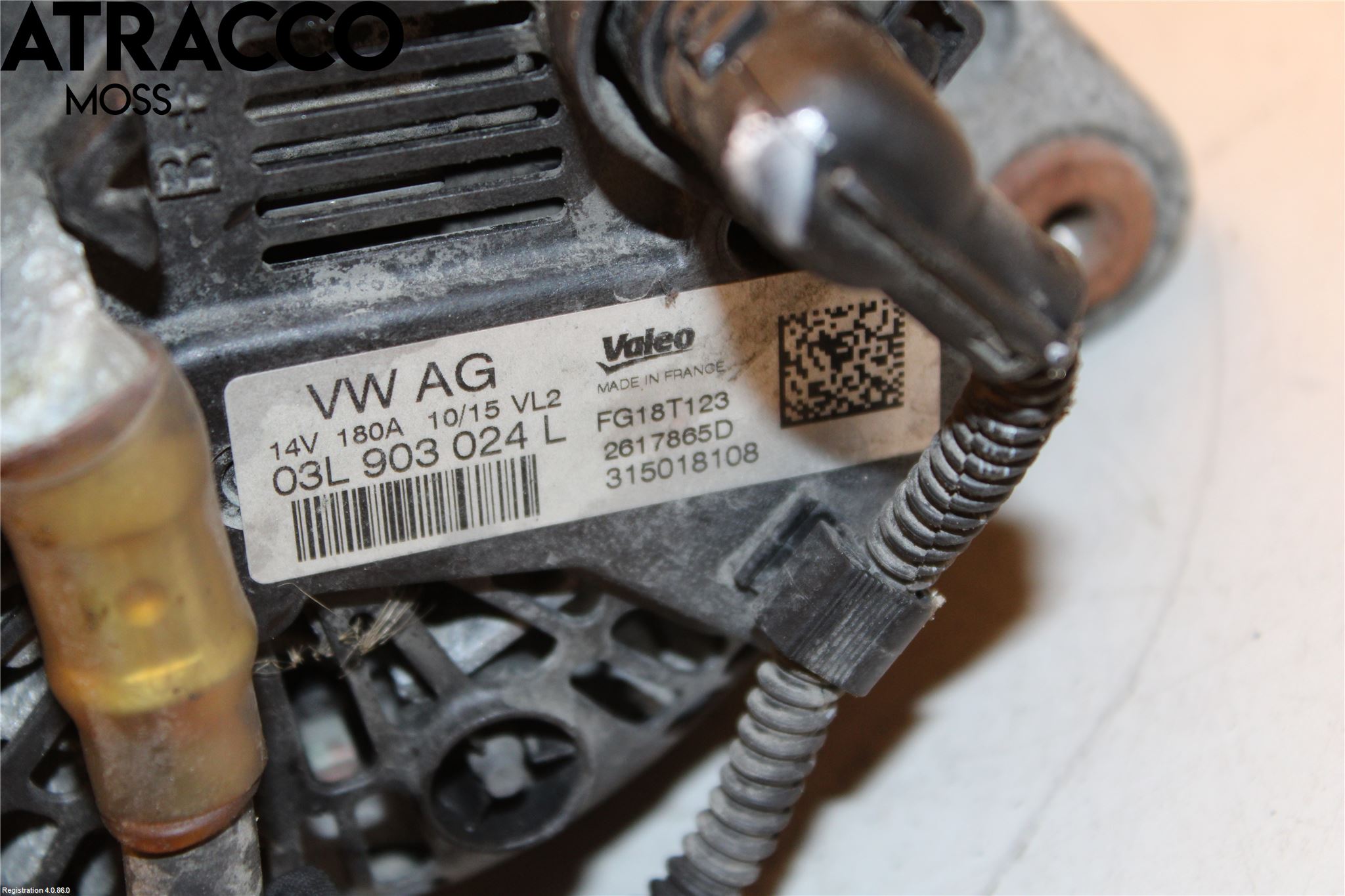 Volkswagen VW TRANSP/CARAVELLE (T5) 04-15 Generator
