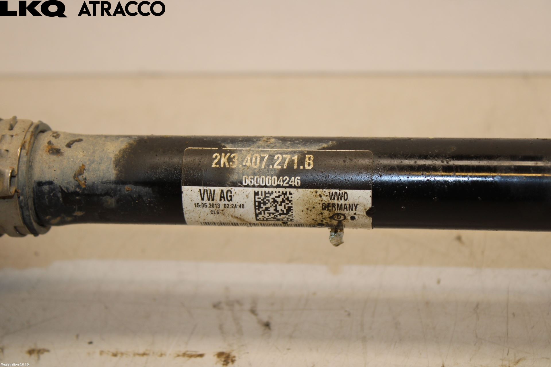 Volkswagen VW CADDY 11-15 Drivaxel Fram Vänster