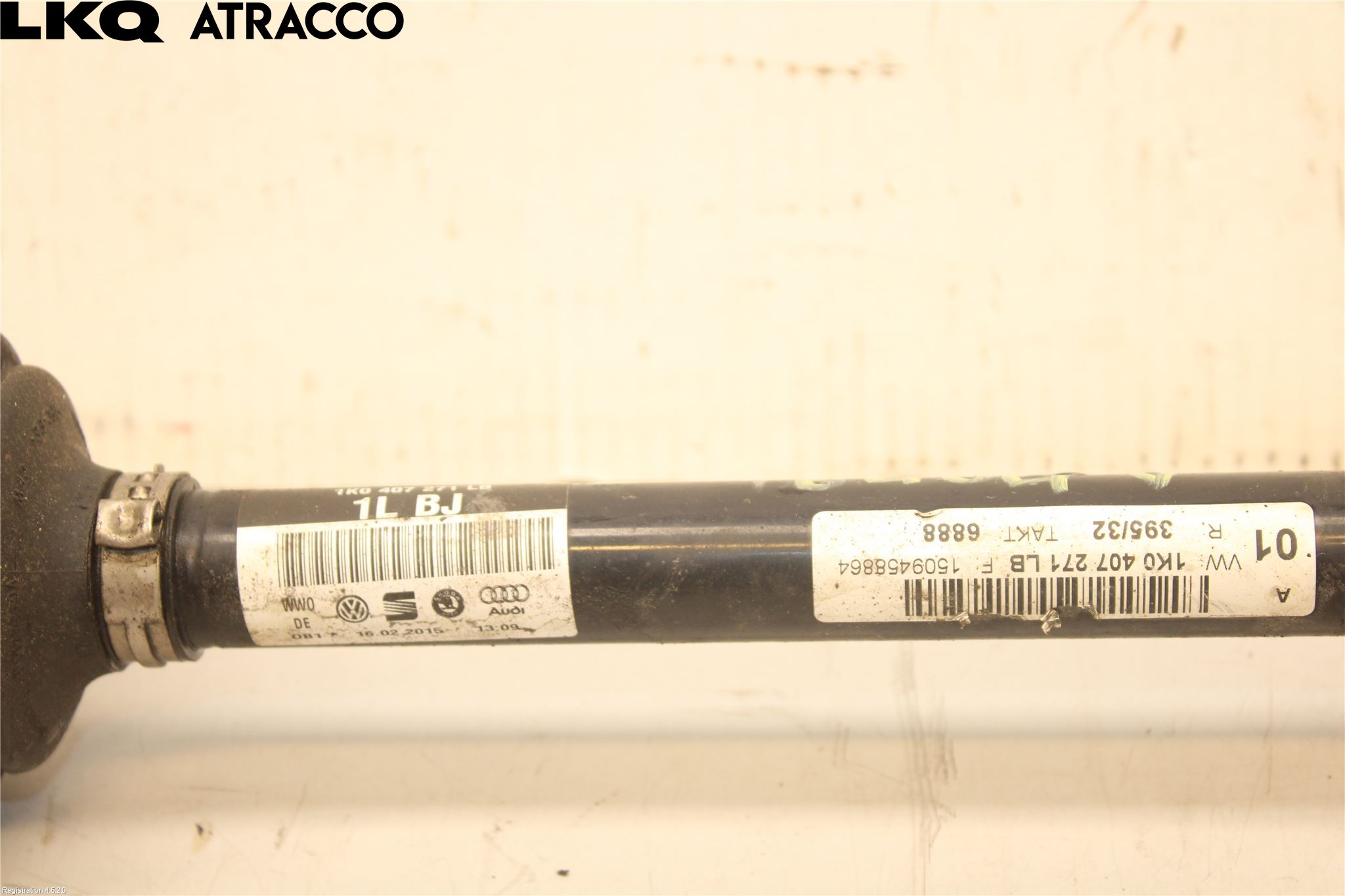 Volkswagen VW GOLF / E-GOLF VII 13-20 Drivaxel Fram Vänster