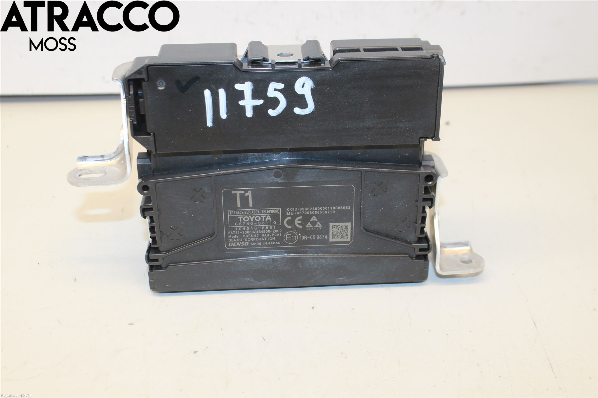 Lexus ES 250/300/330 Styrenhet Tal