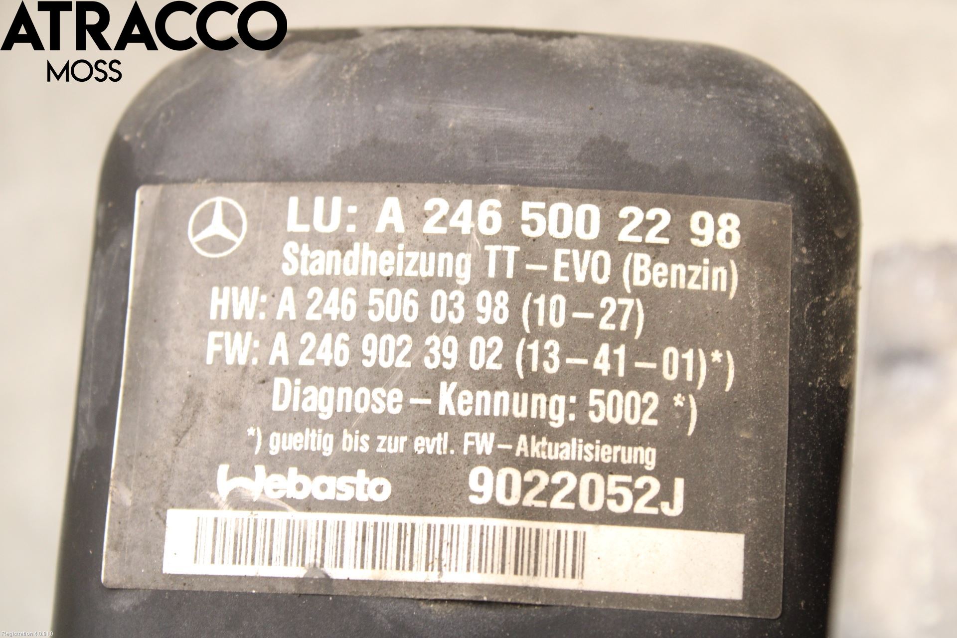 Mercedes-Benz MB A-KLASS (W176) 13-18 Bensinvärmare