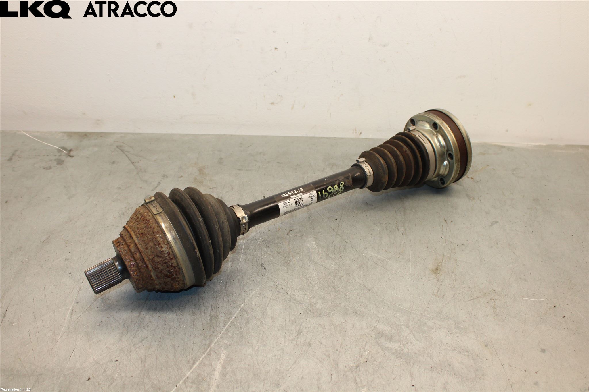 Volkswagen VW CADDY 11-15 Drivaxel Fram Vänster