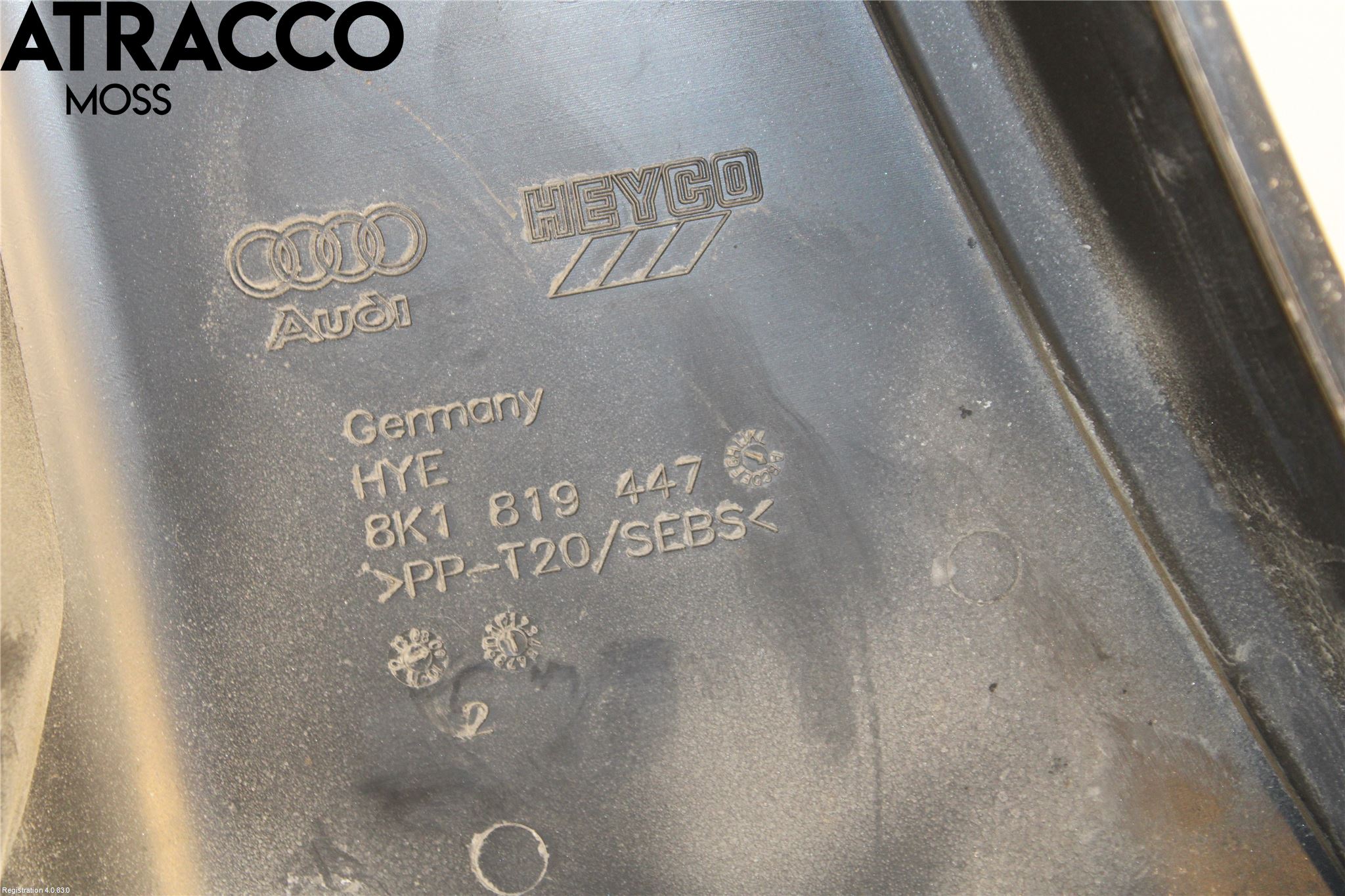 Audi A4/S4 08-11 Torpedplåt-Torpedplast