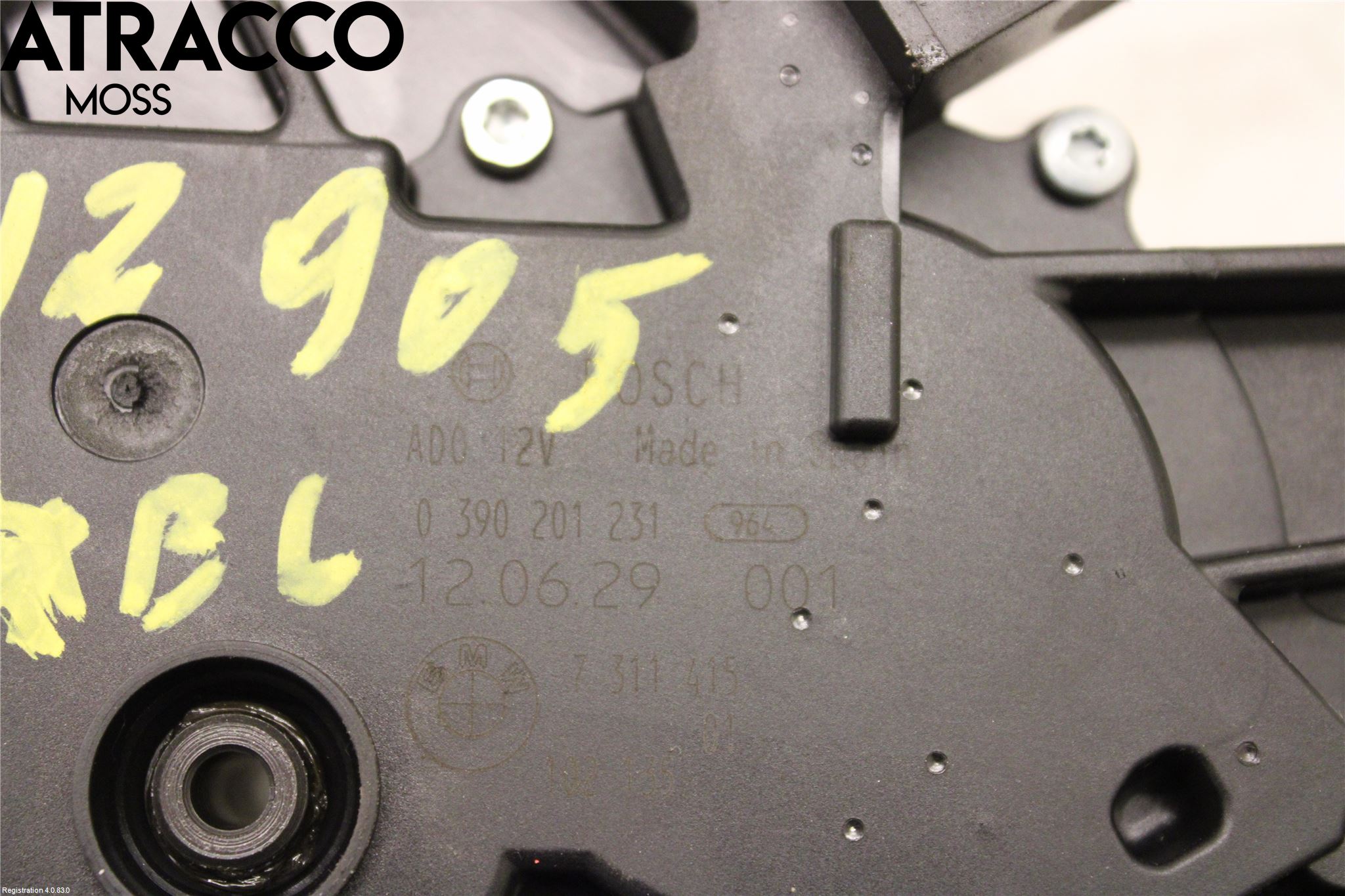 BMW 3 F30/F31/F80 12-19 Torkarmotor Baklucka