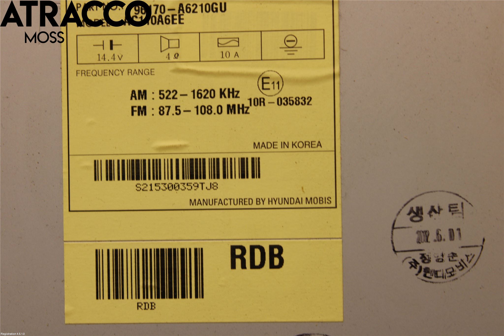Hyundai i40 08-15 Cd Radio - Multimediapanel