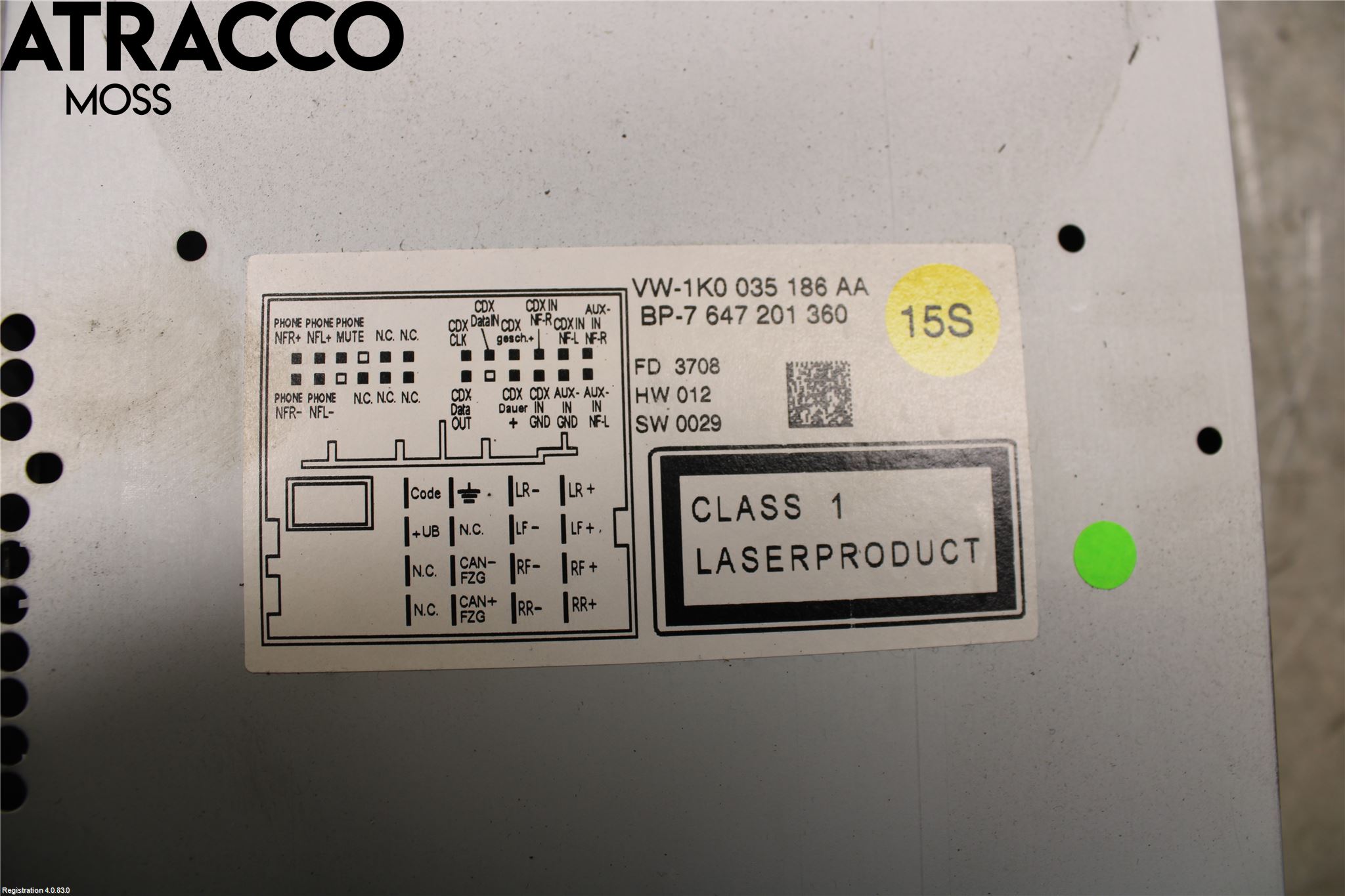Volkswagen VW GOLF V 04-09 Cd Radio - Multimediapanel