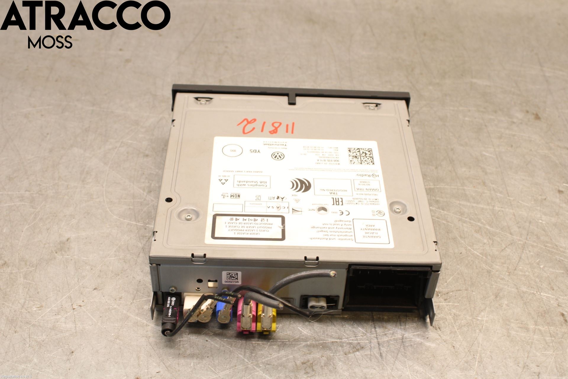 Volkswagen VW GOLF / E-GOLF VII 13-20 Cd Radio - Multimediapanel