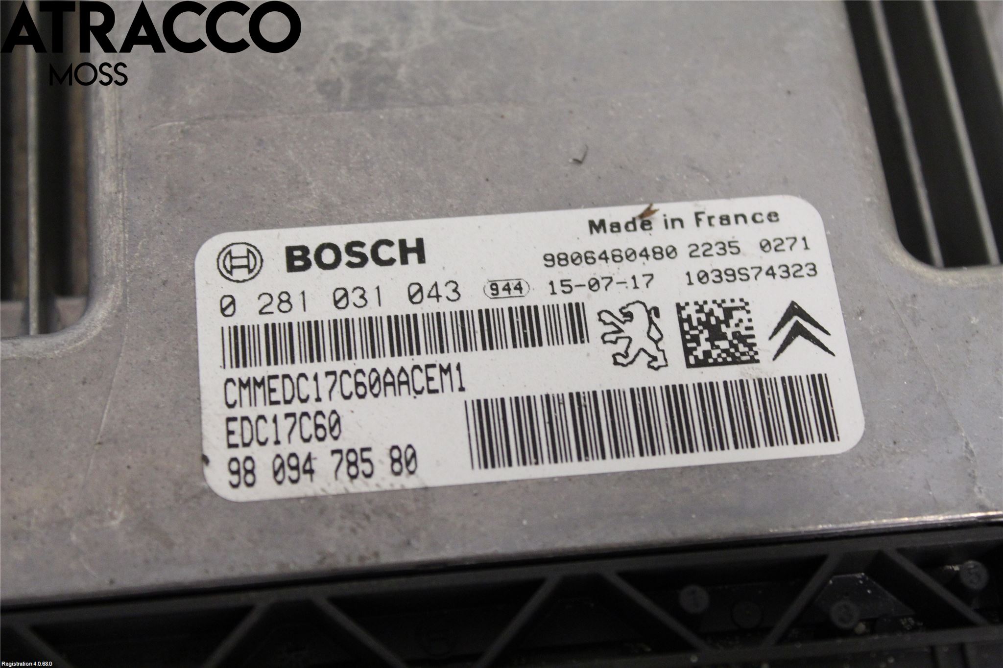 Peugeot PARTNER 16-18 Styrenhet Insprut Bensin
