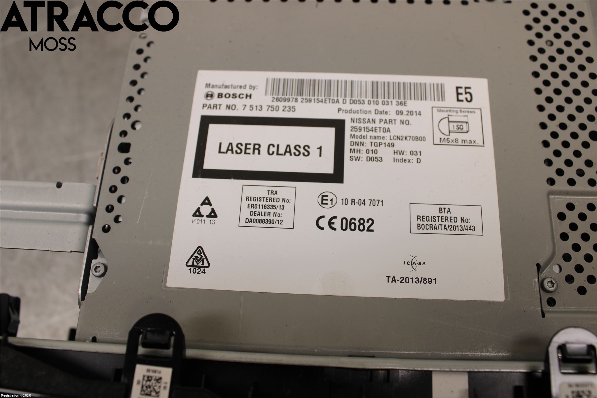 Nissan X-TRAIL 14-21 Cd Radio - Multimediapanel