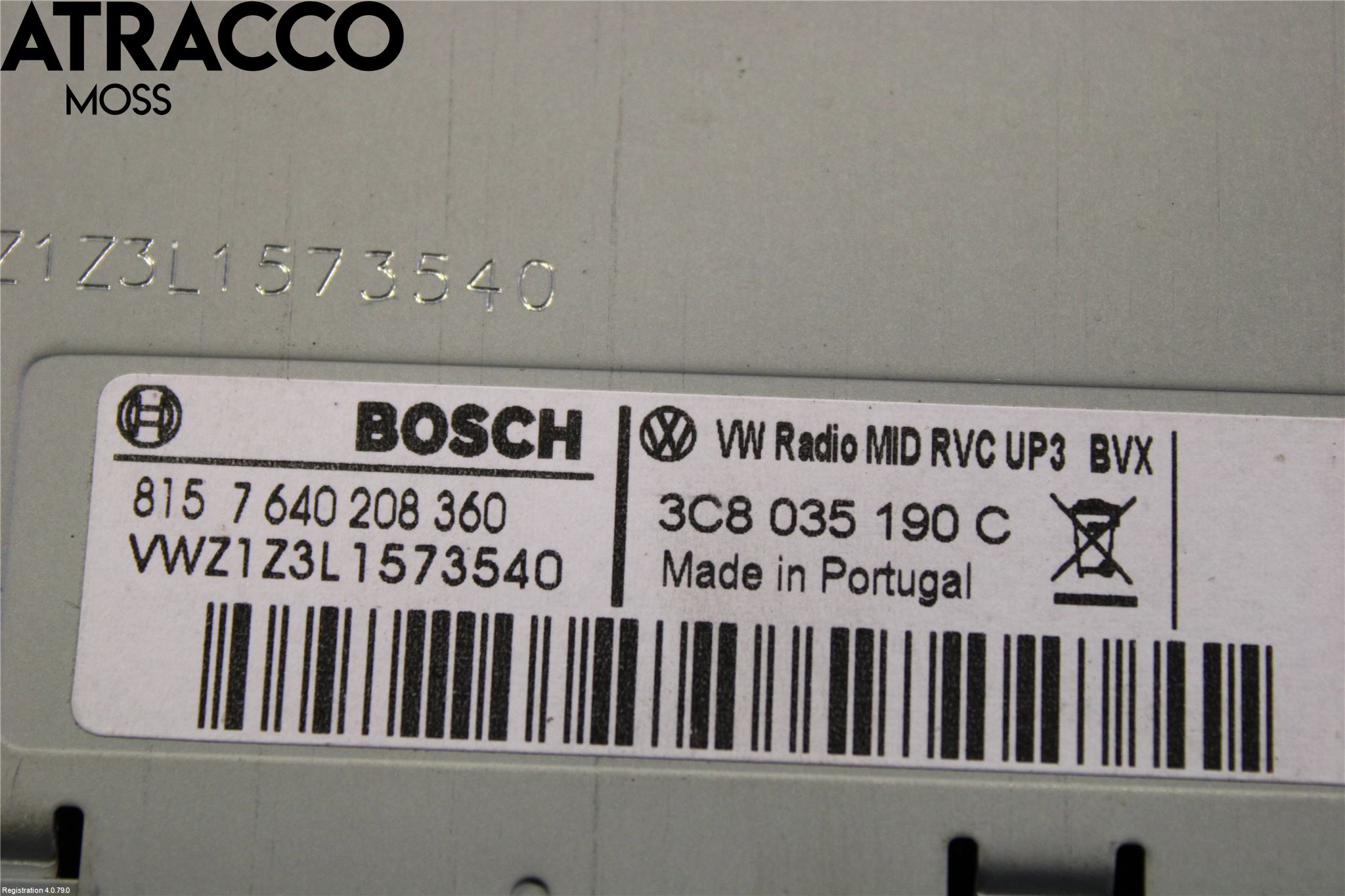 Volkswagen VW GOLF VI 09-13 Cd Radio - Multimediapanel