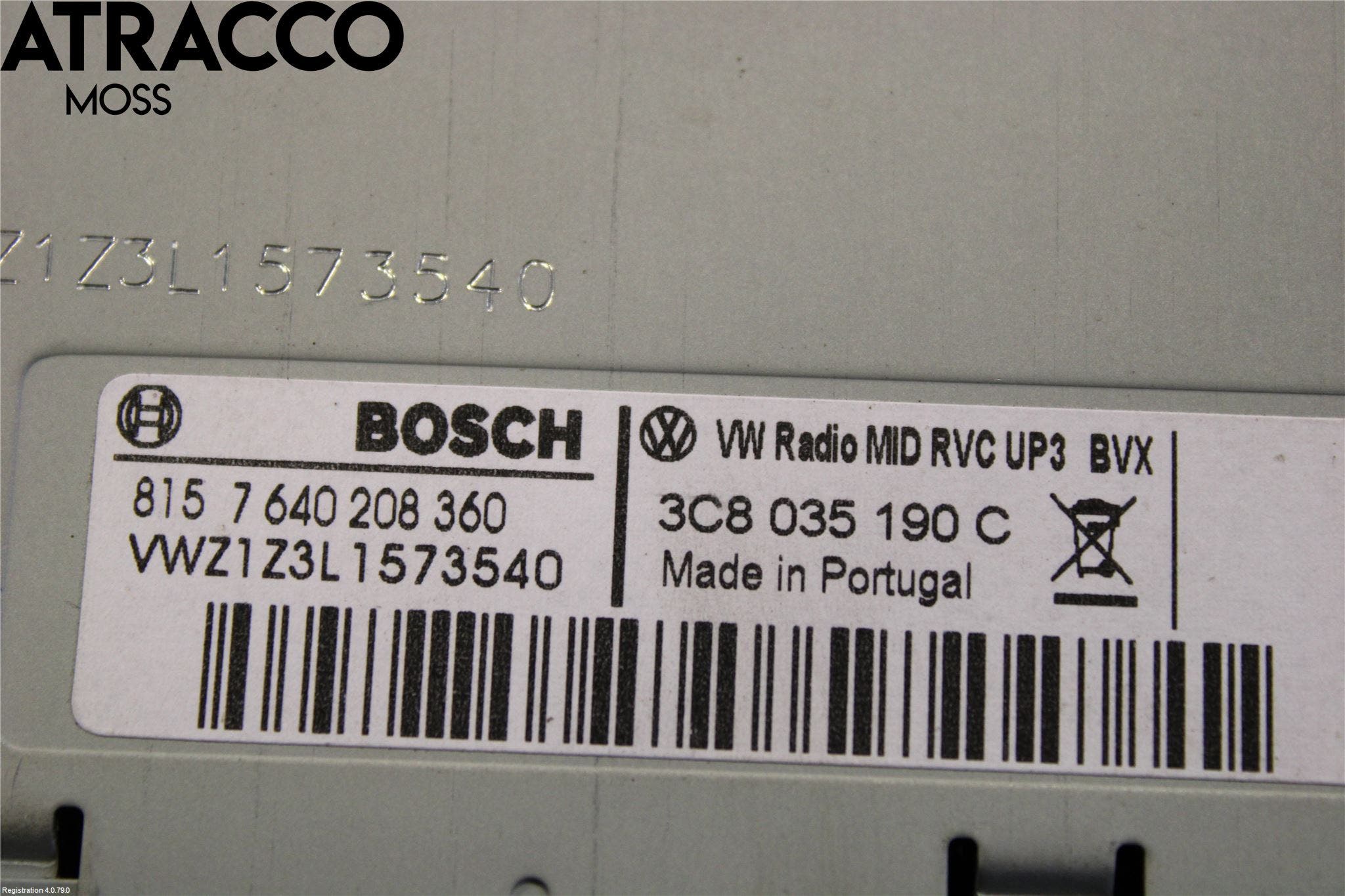 Volkswagen VW GOLF VI 09-13 Cd Radio - Multimediapanel