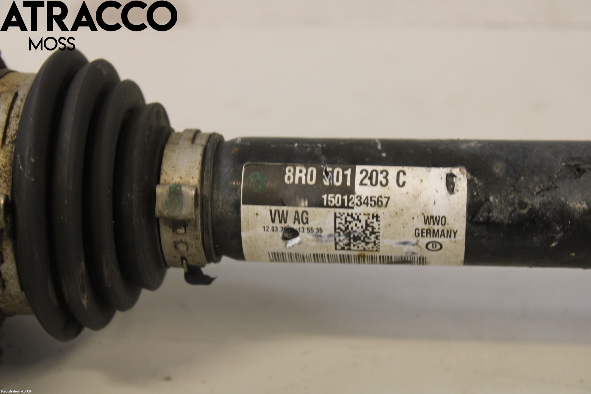 Audi Q5 09-16 Drivaxel Bak Vänster