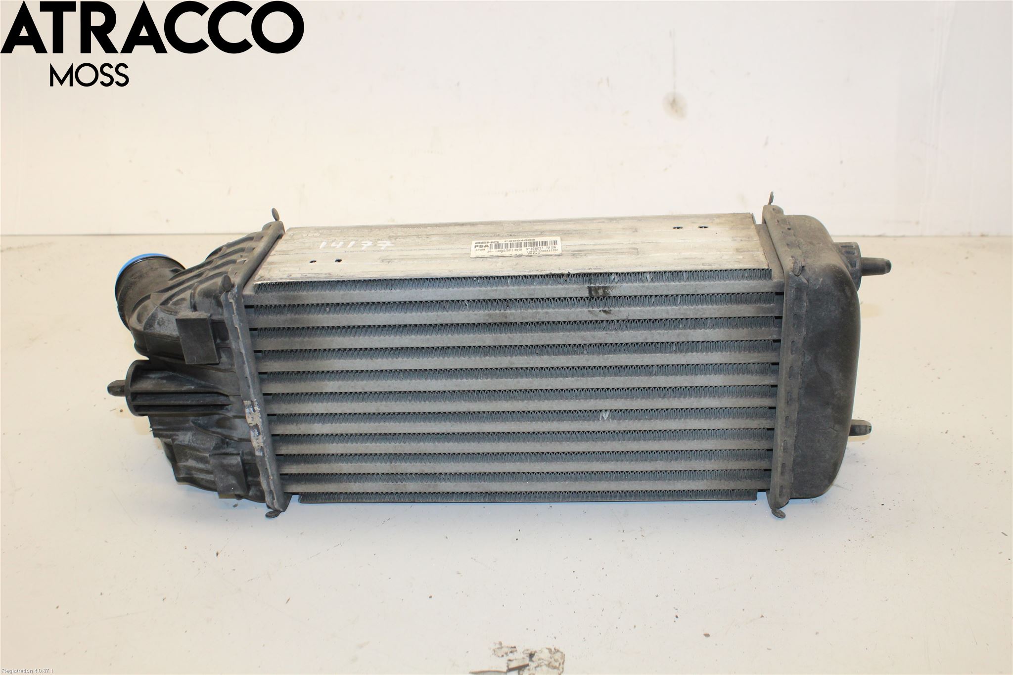 Peugeot 207 Laddluft-Intercooler Kyl