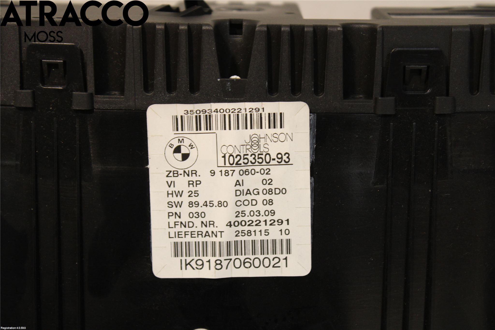 BMW 3 E90/91 SED/TOU 05-12 Instrument Komb