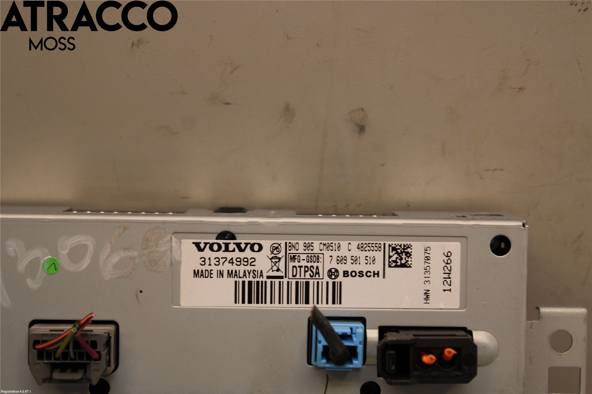 Volvo V60 11-13 Multifunktionsdisplay