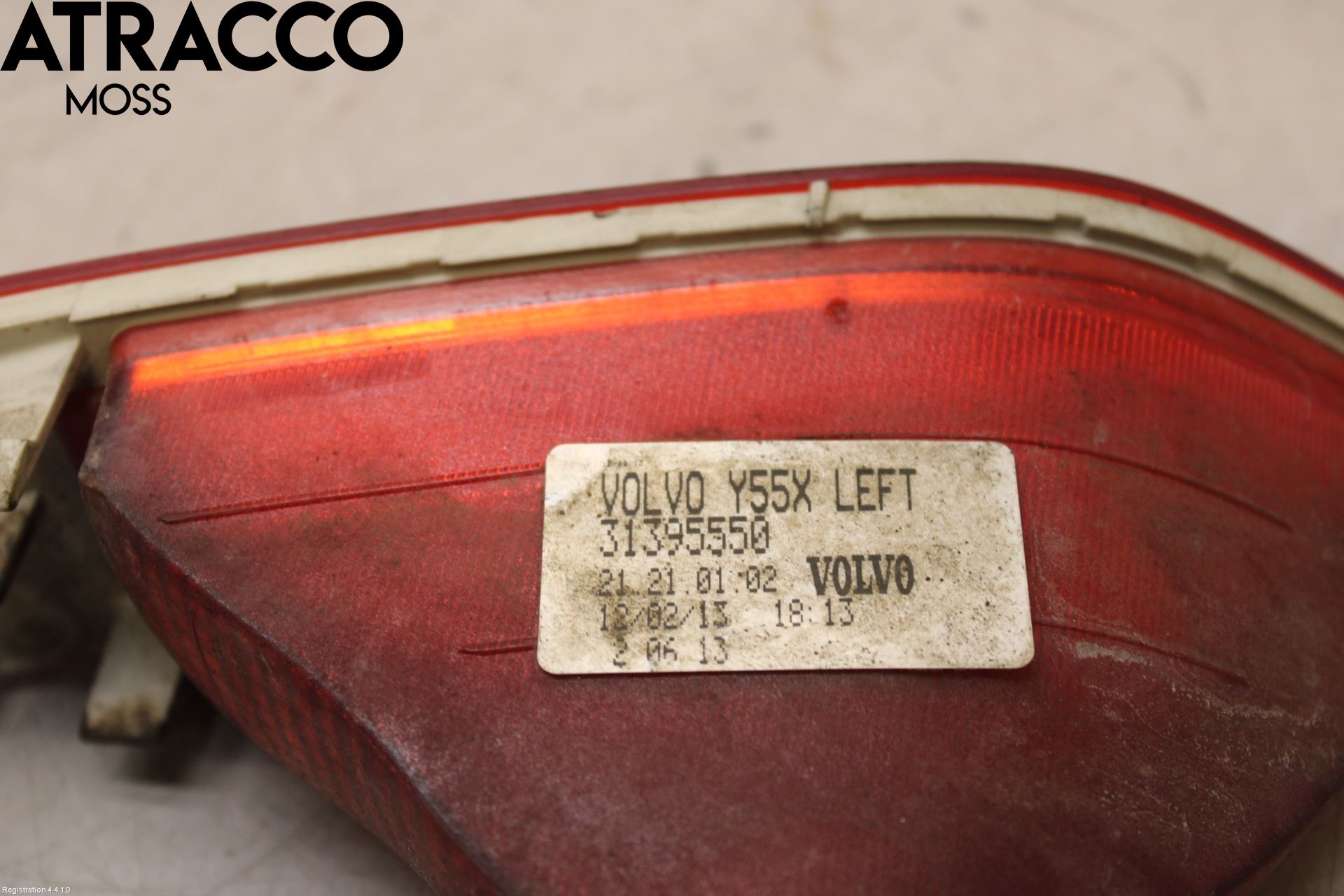 Volvo V40 12-19 Backlampa