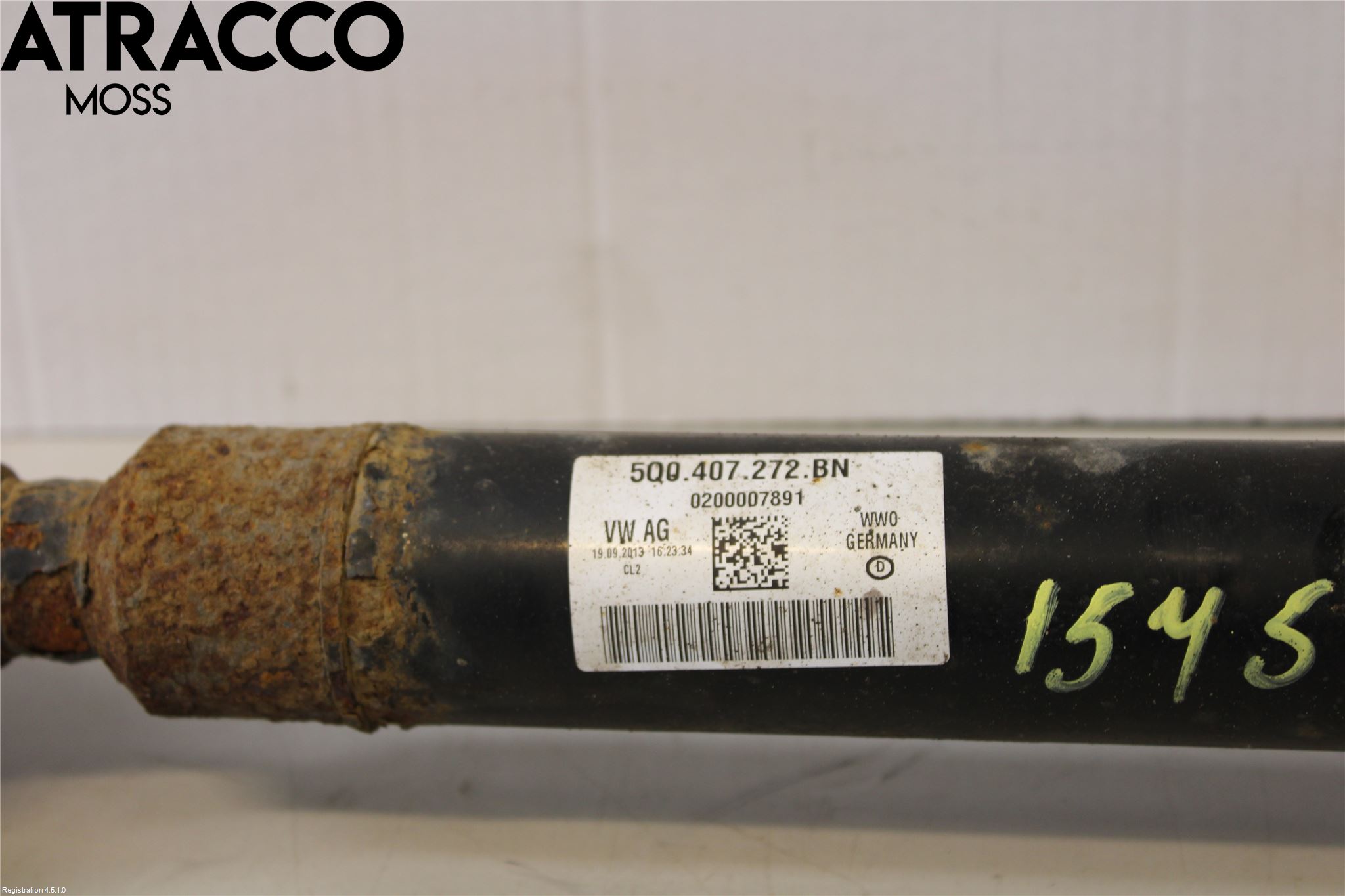 Volkswagen VW GOLF / E-GOLF VII 13-20 Drivaxel Fram Höger
