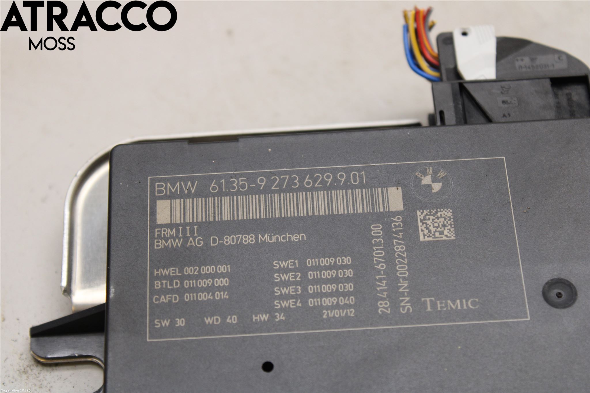 BMW 5 F10/F11/F18 09-17 Styrenhet Övrigt