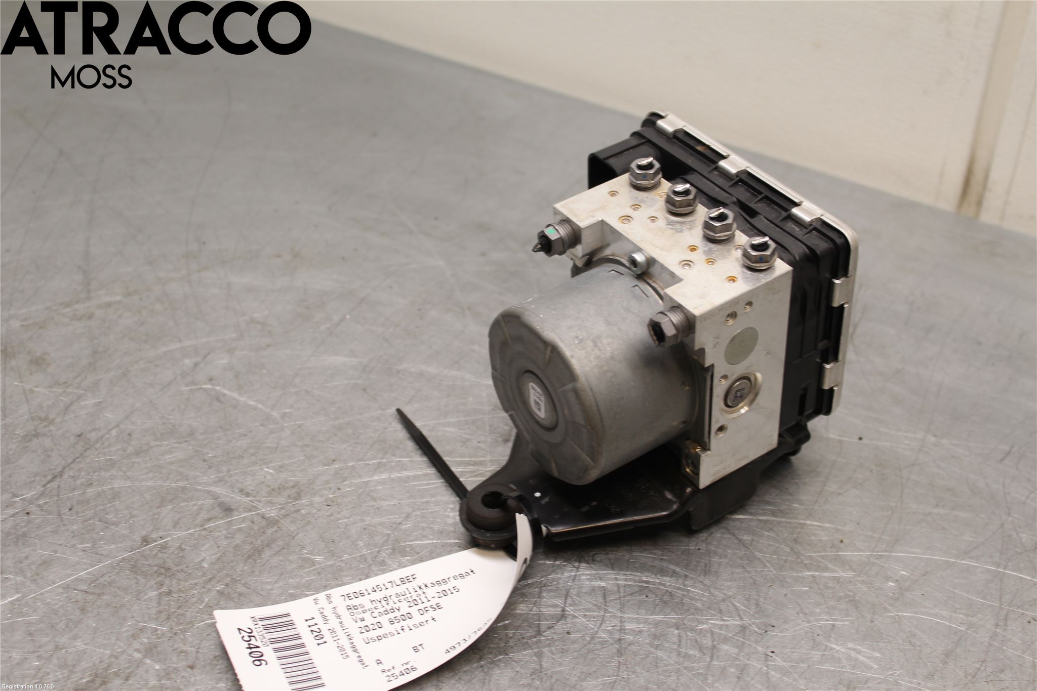 Volkswagen VW CADDY 16-20 Abs Hydraulaggregat