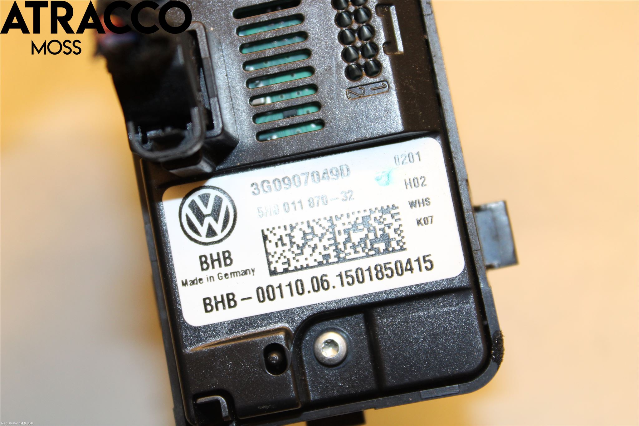 Volkswagen VW PASSAT 15-19 Ac Styrenhet Ac Manöveren