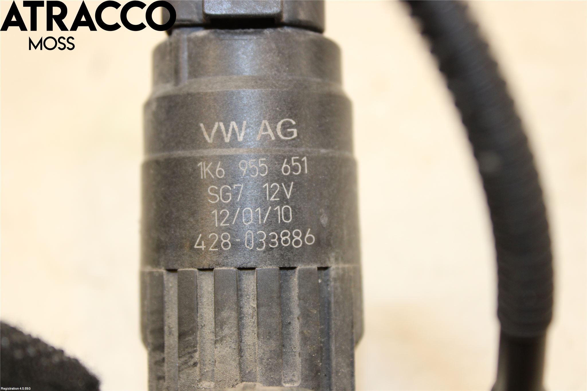 Audi A3/S3 05-13 Spolarpump Vindruta