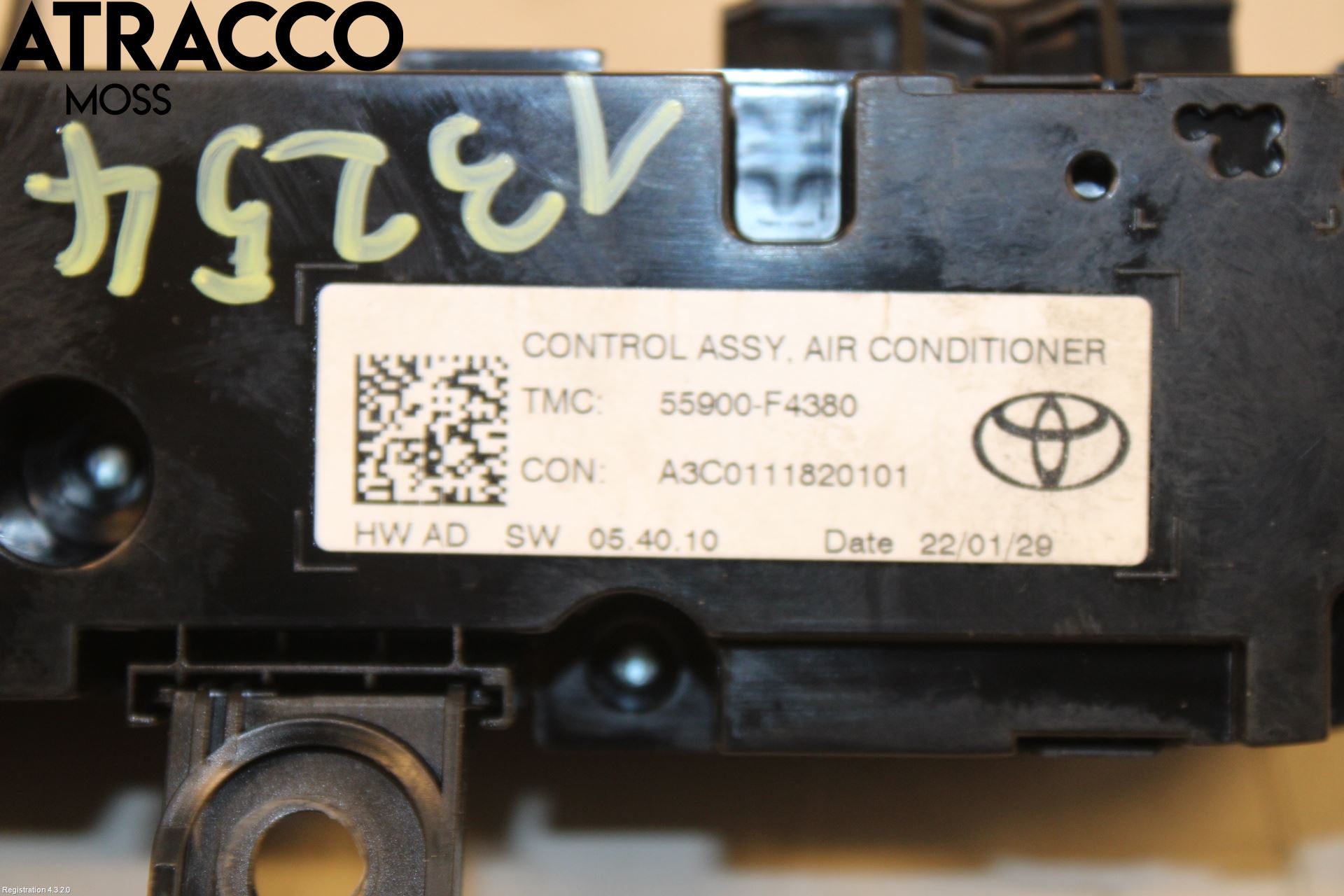 Toyota C-HR 16-23 Ac Styrenhet Ac Manöveren
