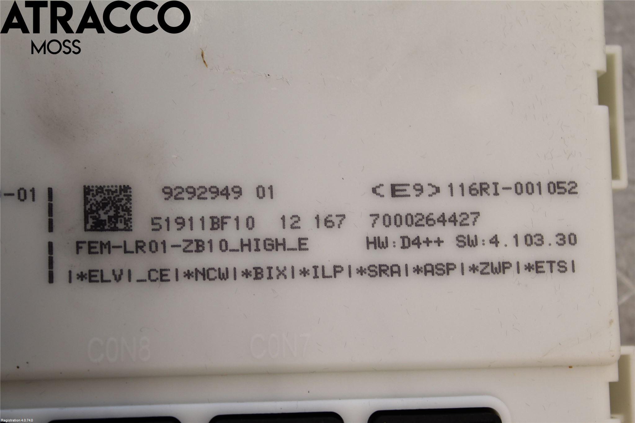 BMW 3 F30/F31/F80 12-19 Styrenhet Övrigt