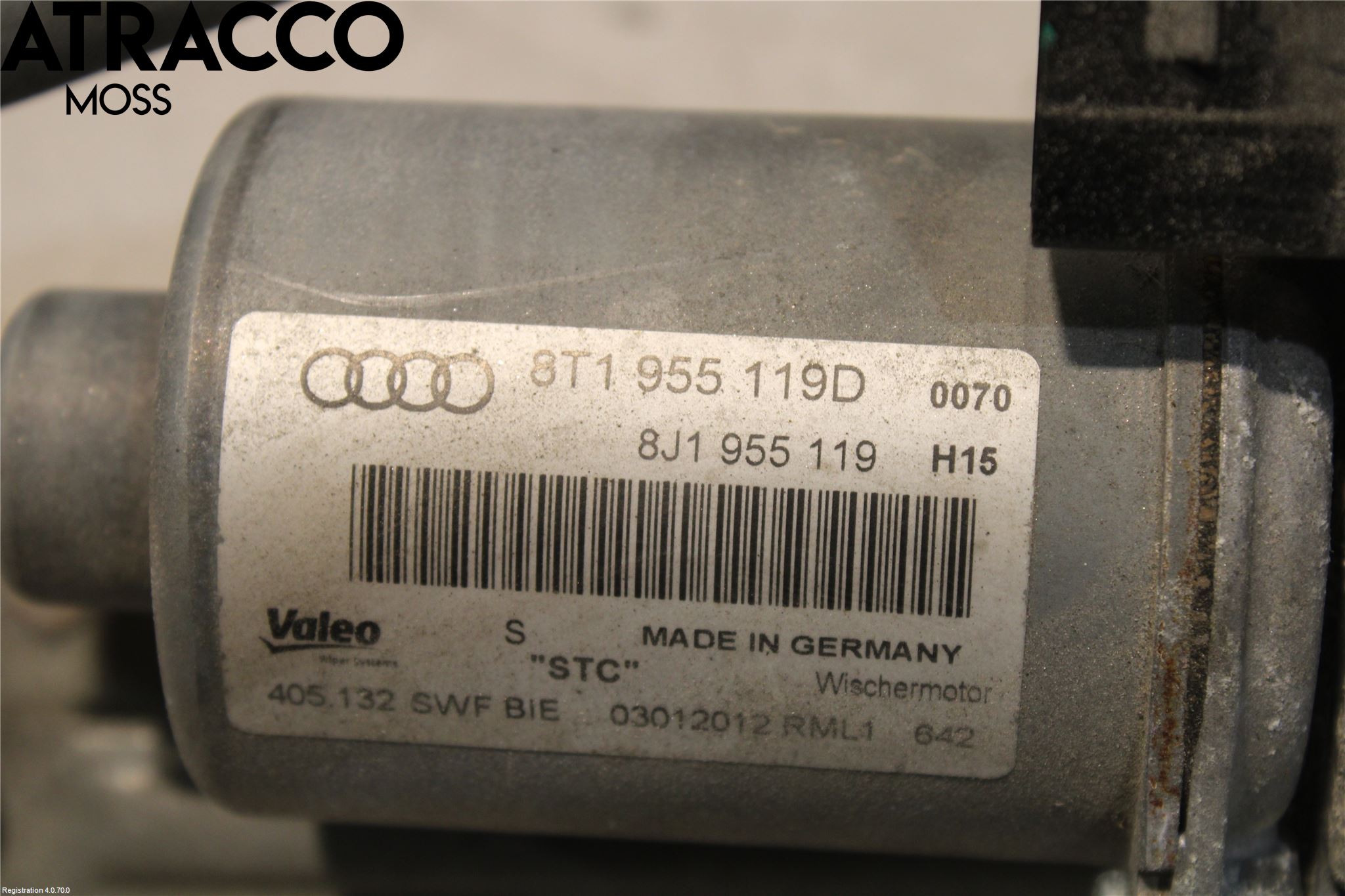Audi A5 07-16 Torkarmotor Vindruta