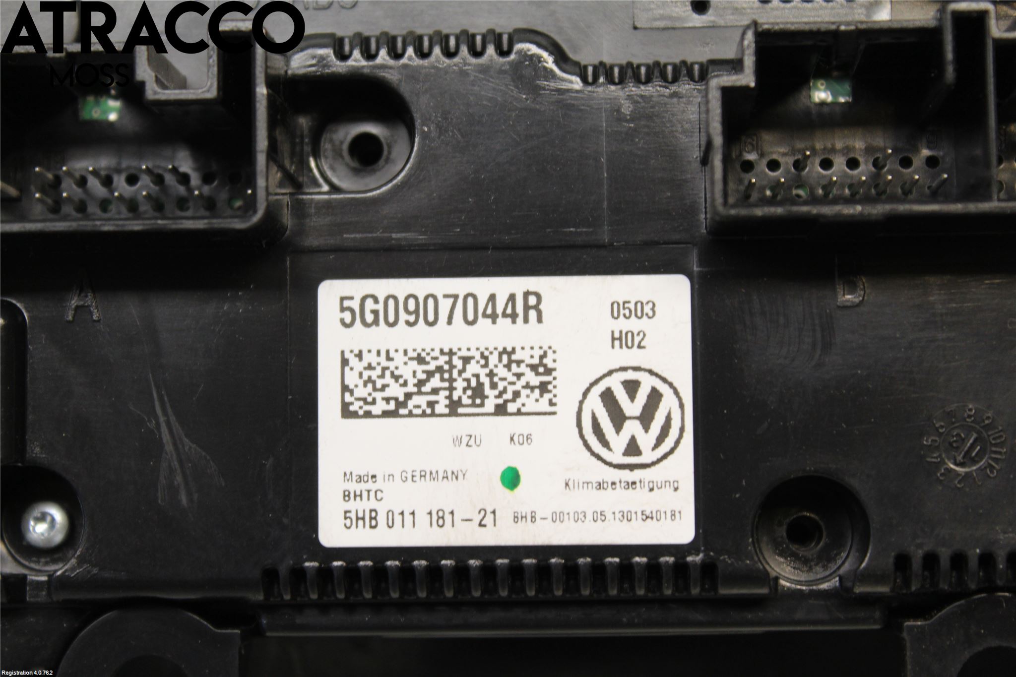 Volkswagen VW GOLF / E-GOLF VII 13-20 Ac Styrenhet Ac Manöveren
