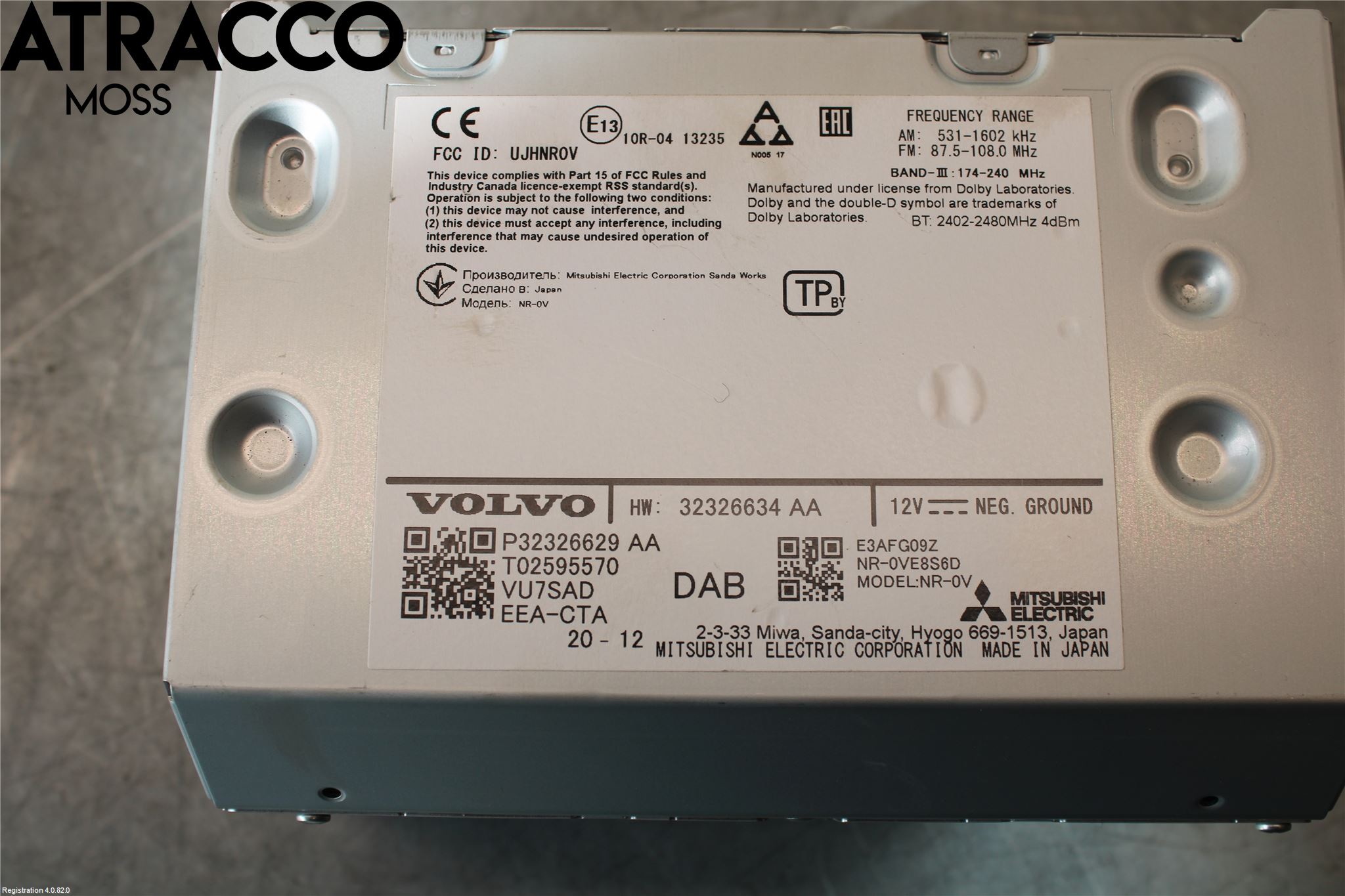 Volvo V60 19- Radio
